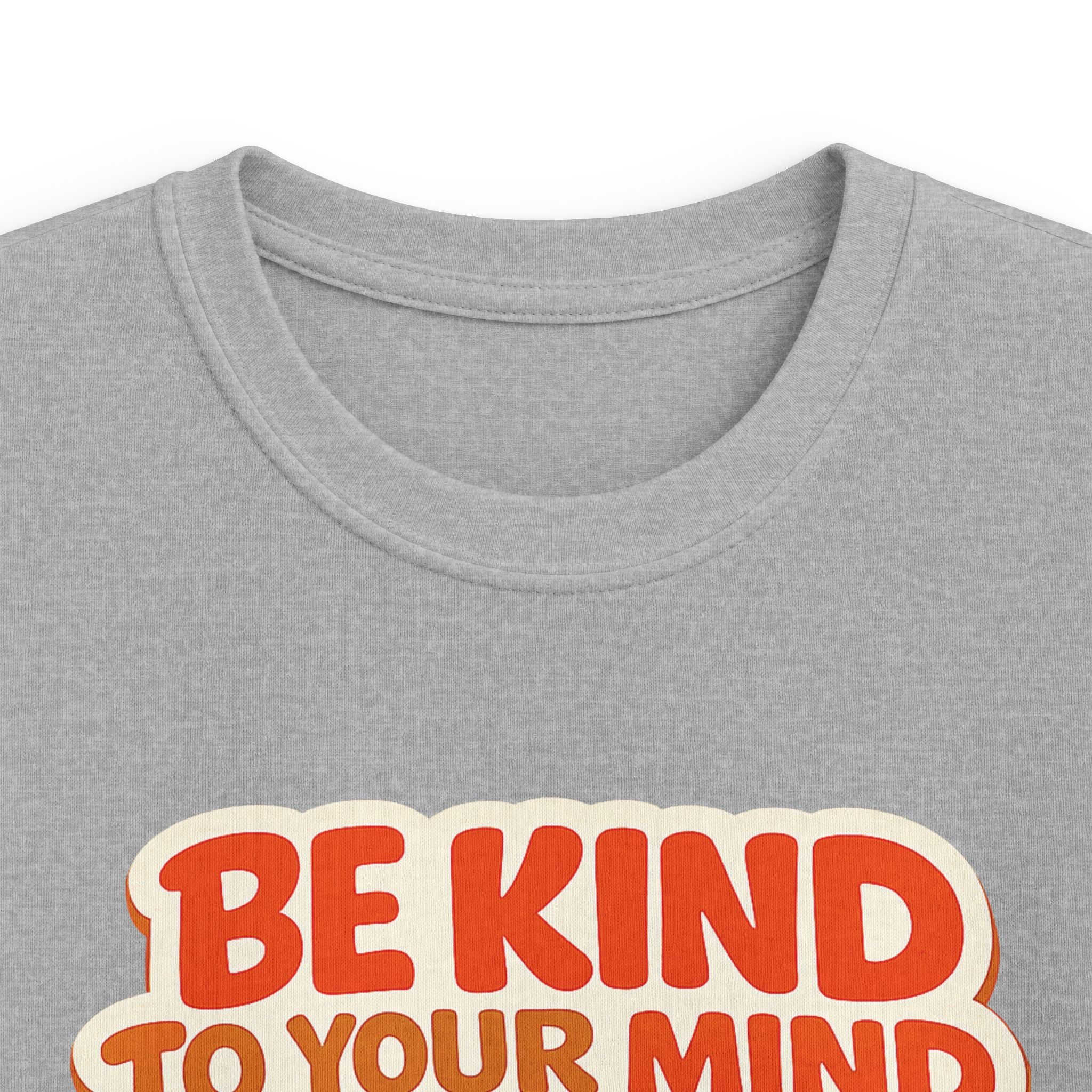 Kids T-Shirt  “Be Kind to Your Mind” Retro Mental Health Tee For Boys & Girls
