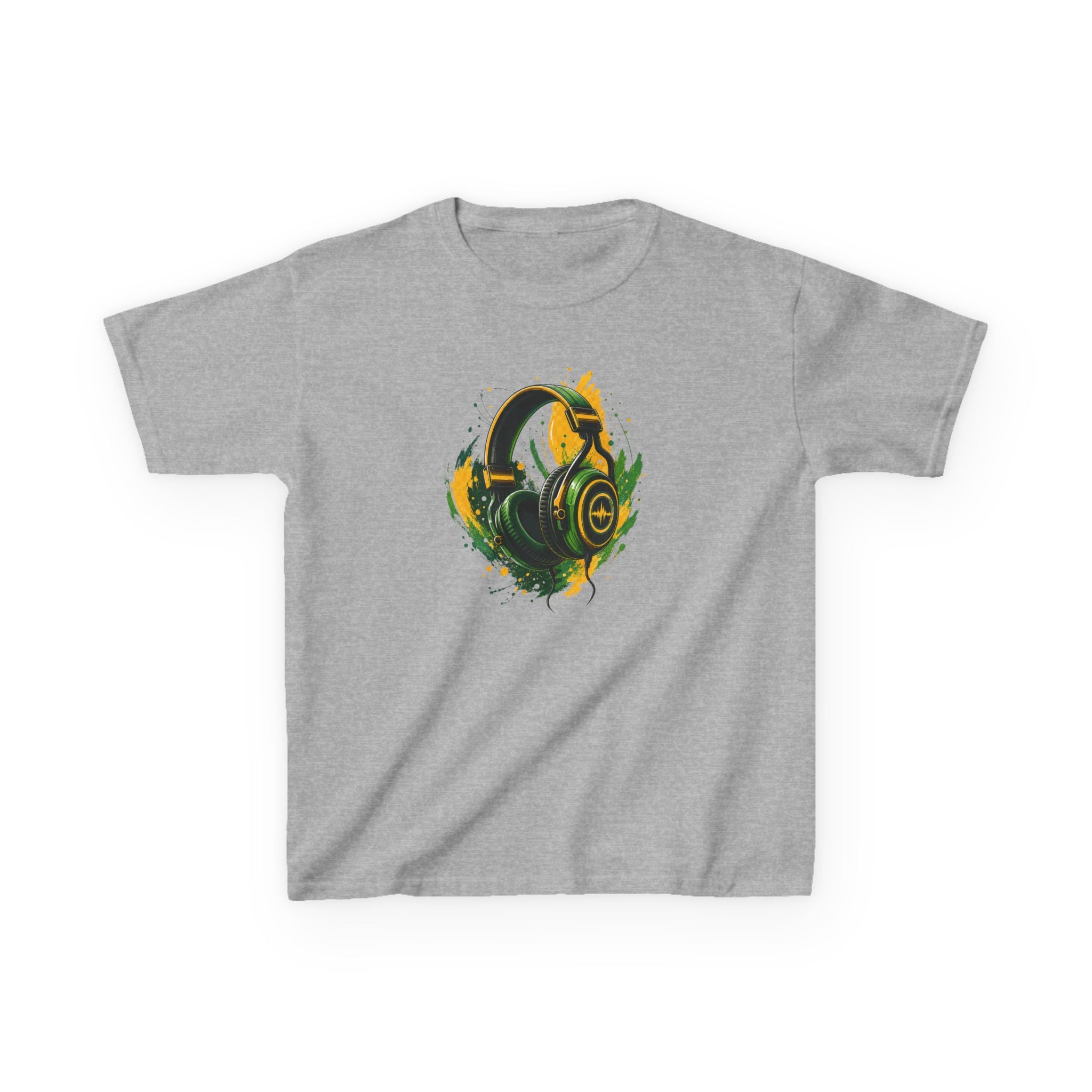 Gamer Colorful Gaming Headphones Graphic kids T-Shirt Design