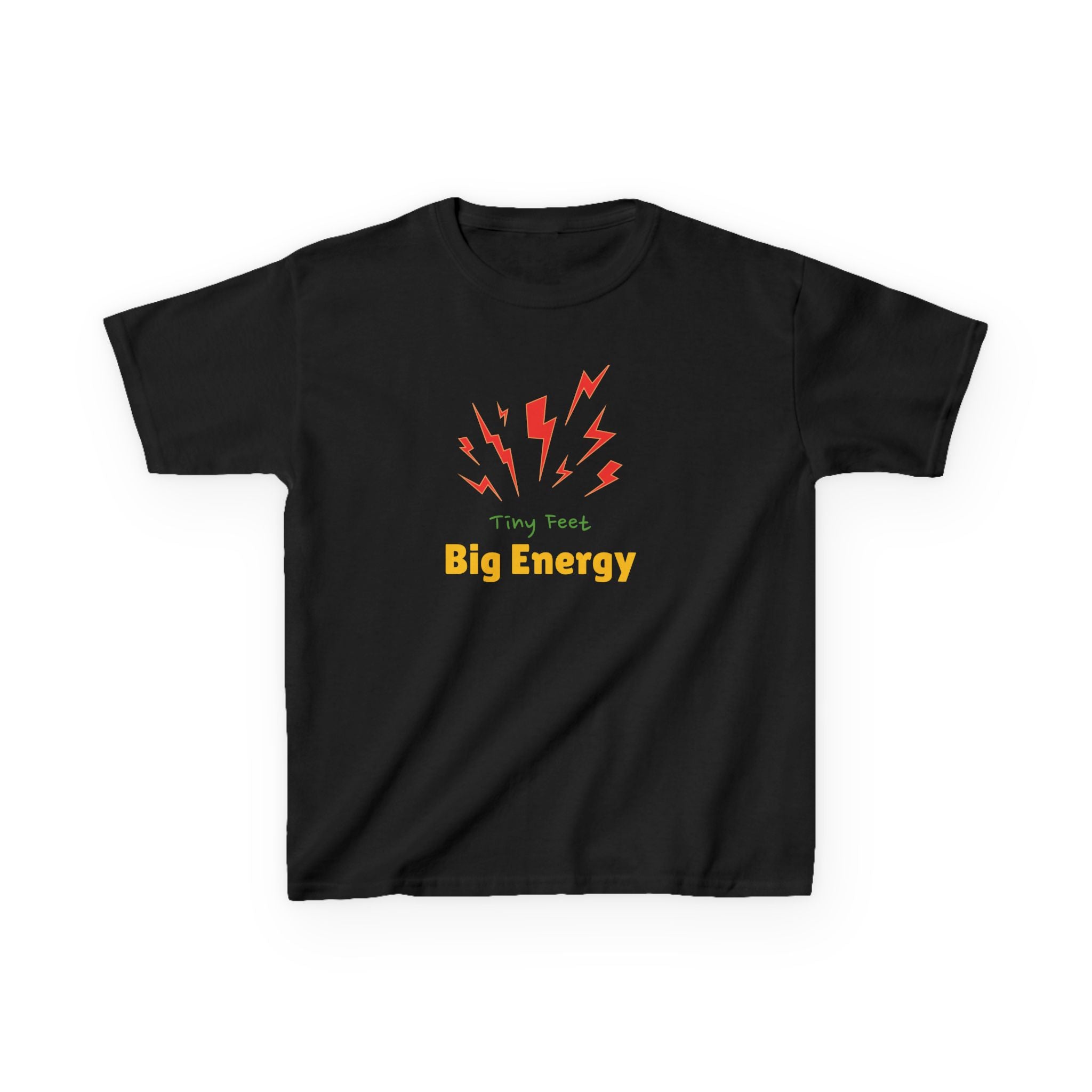 Tiny Feet - Big Energy | Funny Kids Graphic T-Shirt