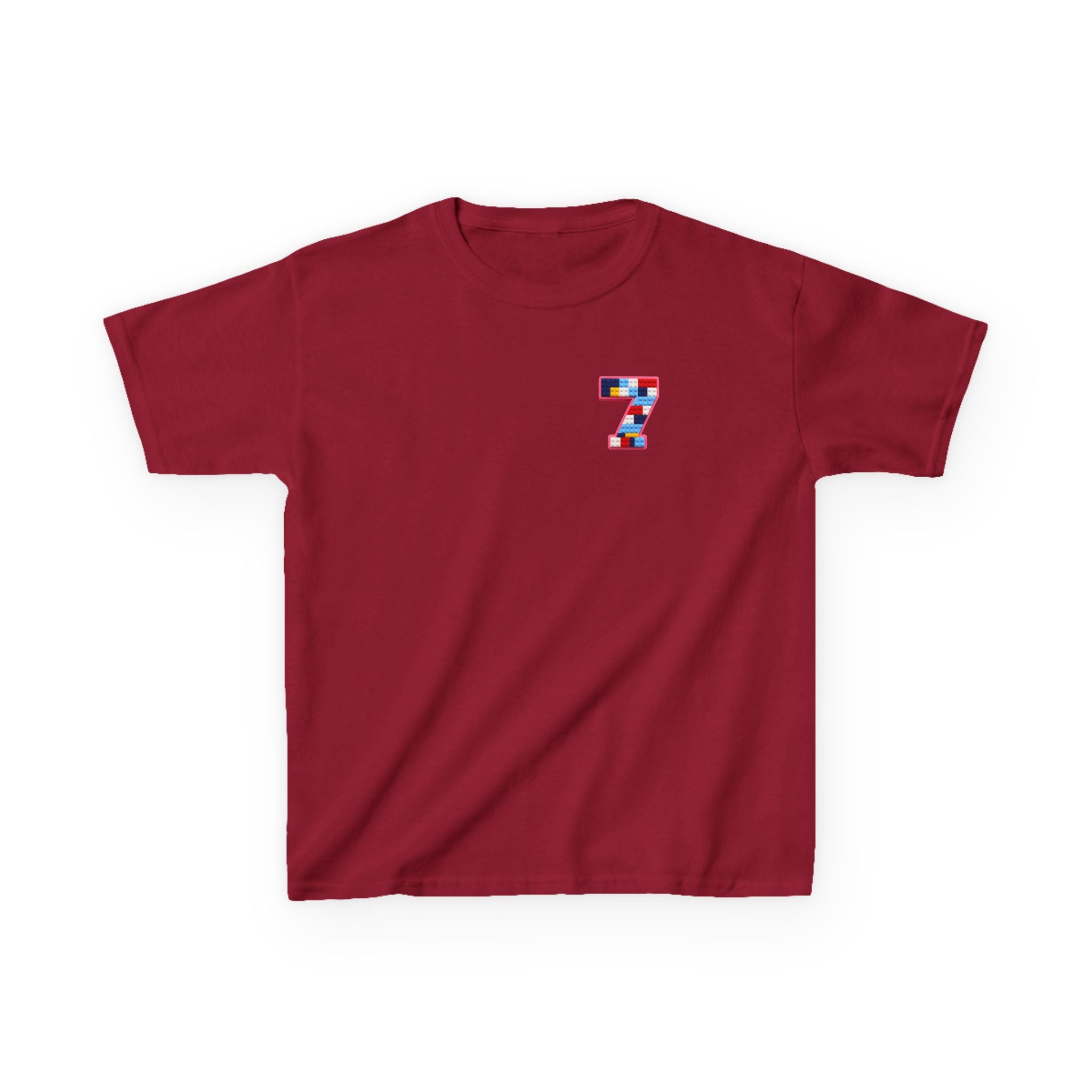 "The Big Energy 7" Graphic kids Birthday T-Shirt Design