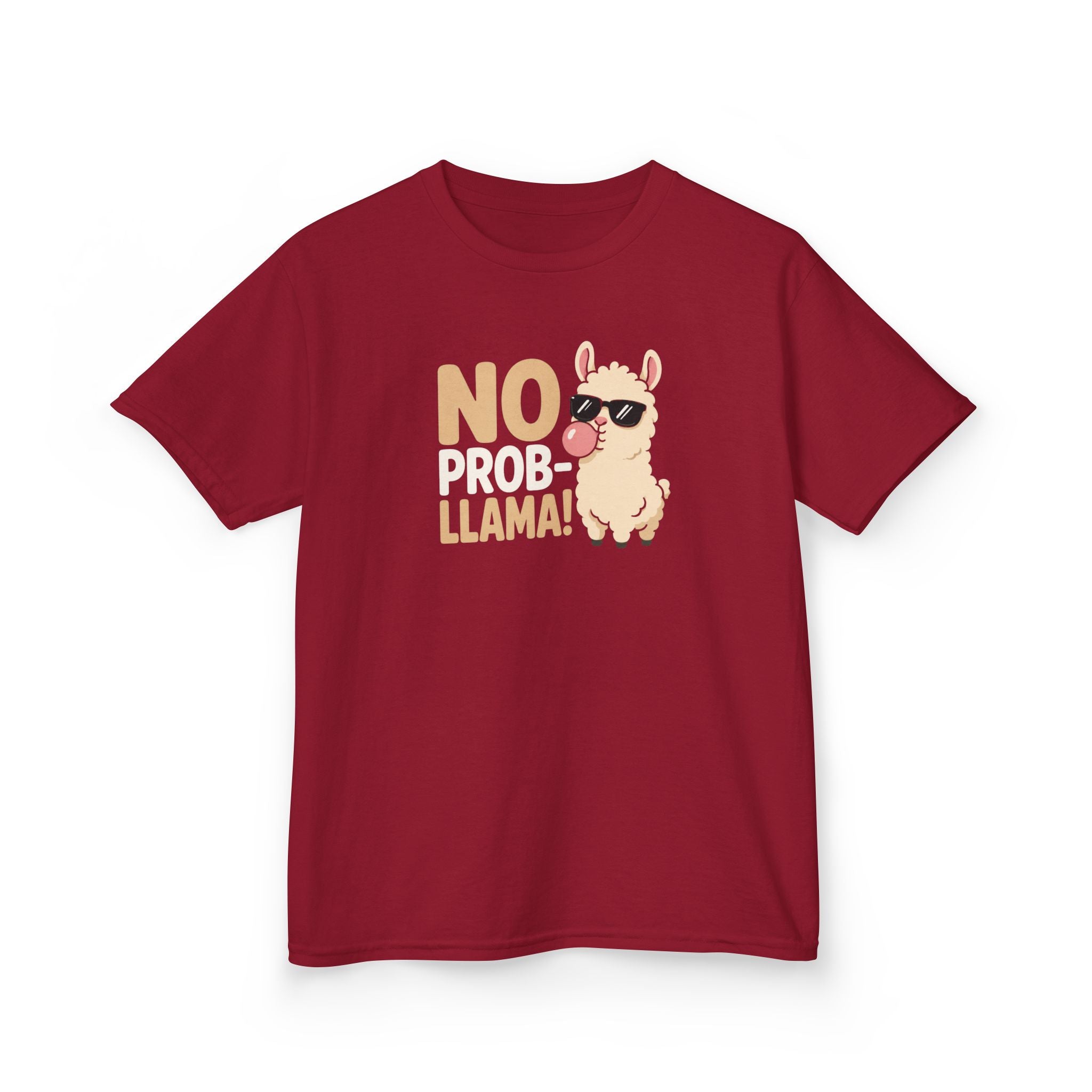 Kids Funny T-Shirt — "No Prob-llama!" 🦙".