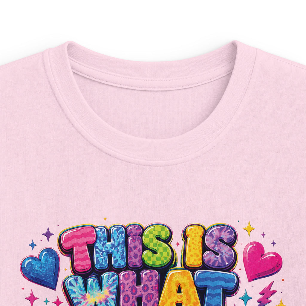 Kids Tee "This Is What Awesome 10 Years Old Looks Like" Colorful Birthday Shirt