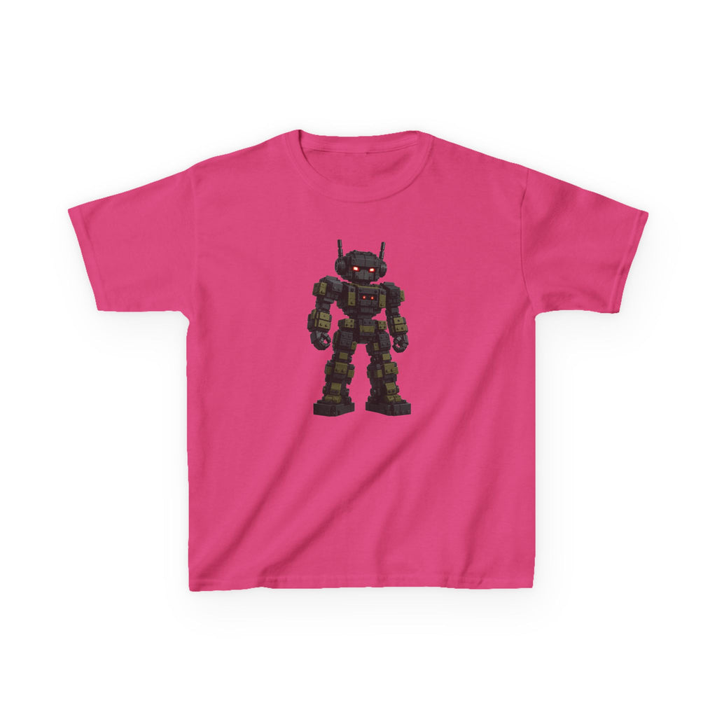 "Dark Steel Warrior" Boys Graphic Gamer T-Shirt Design