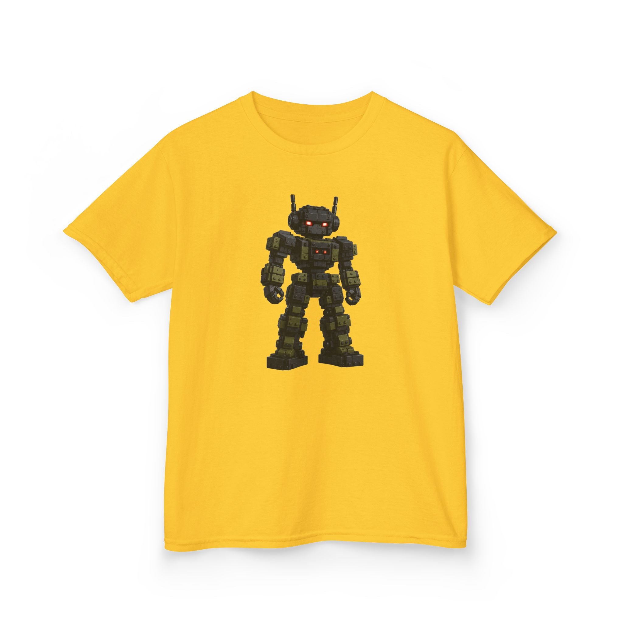 "Dark Steel Warrior" Boys Graphic Gamer T-Shirt Design