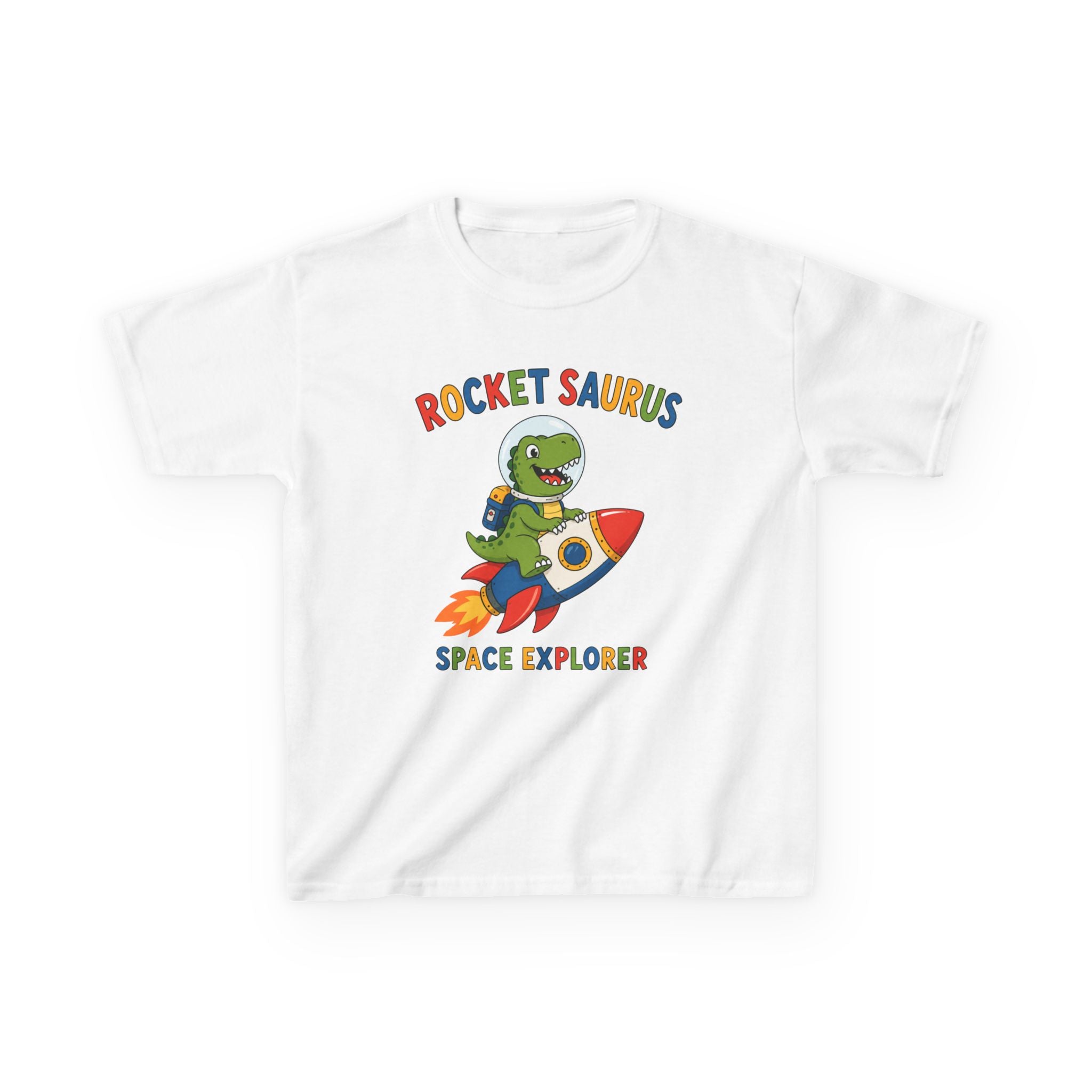 Kids T-Shirt — "Rocket Saurus"