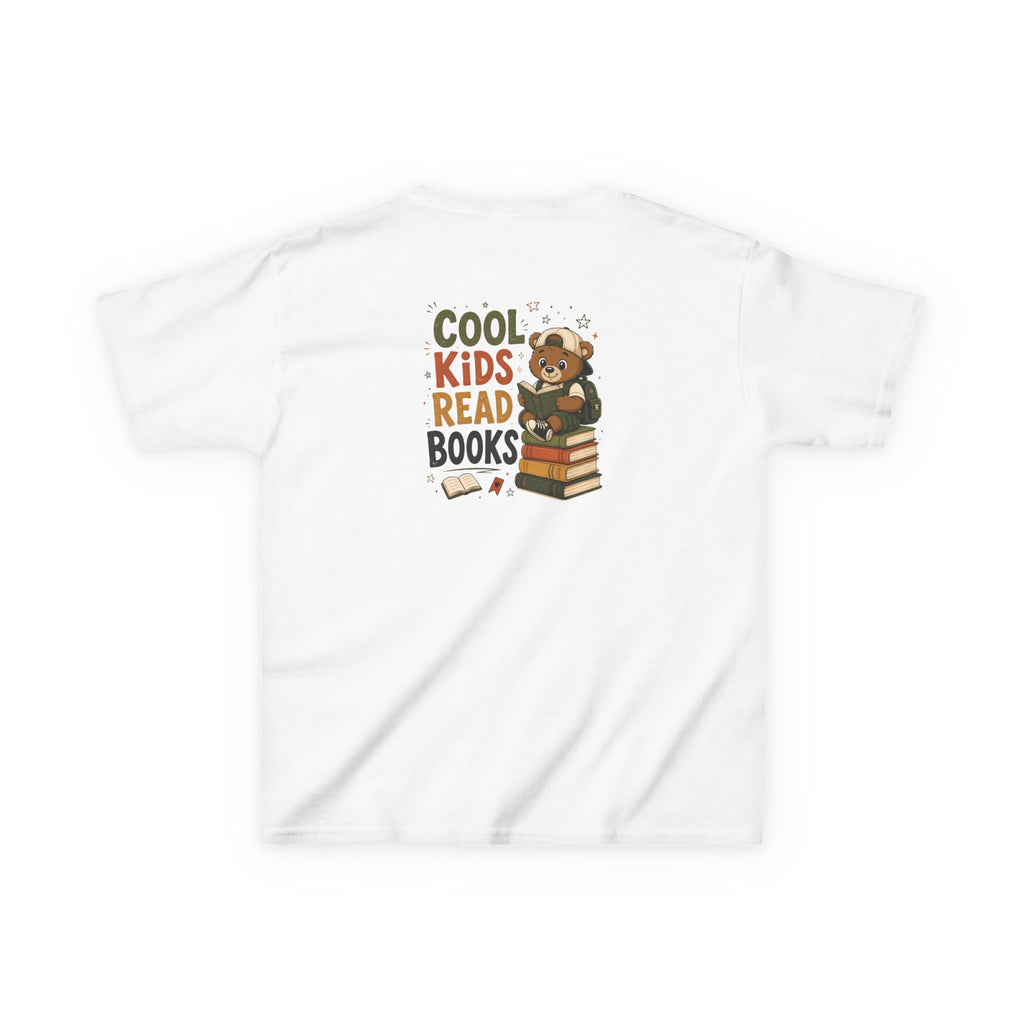 Kids Funny T-Shirt — "Cool Kids Read Books"