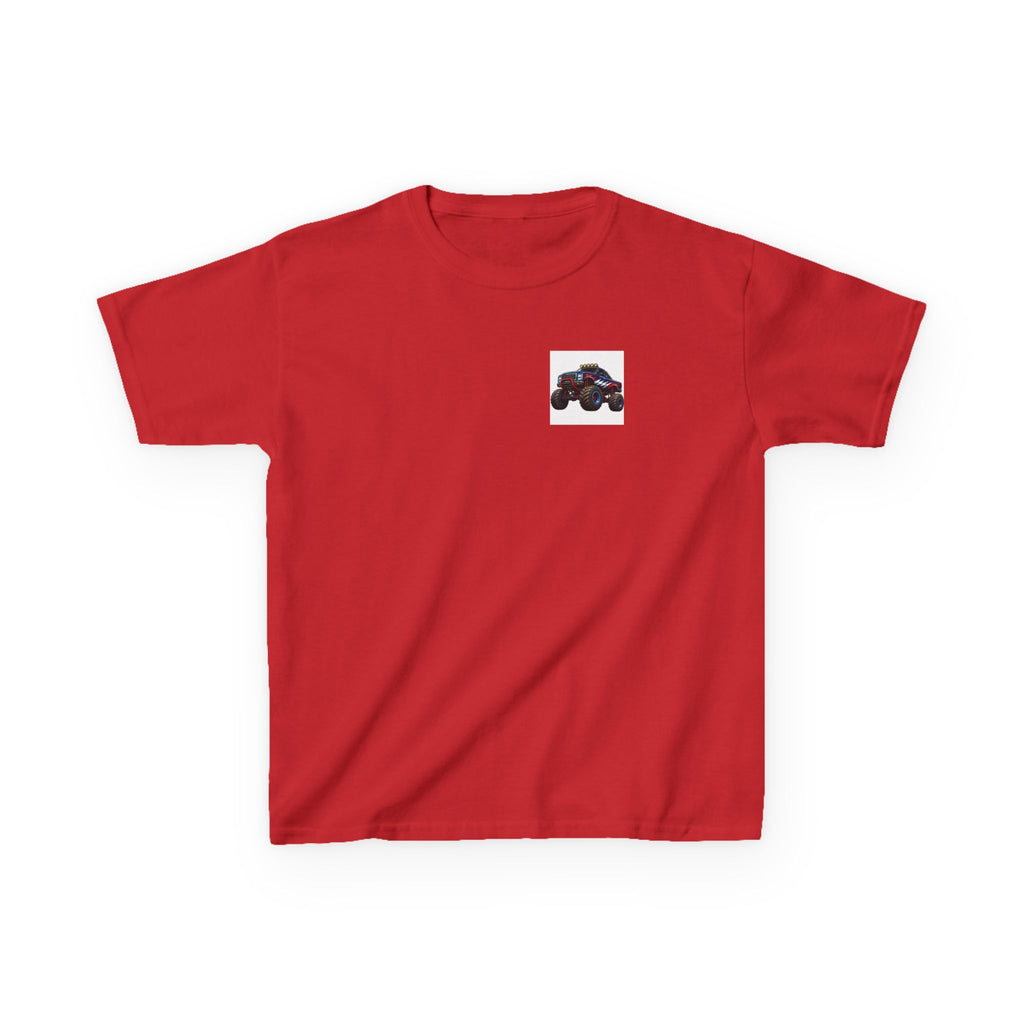 "Just A Boy Who Loves Monster Truck" Graphic kids Birthday T-Shirt Design