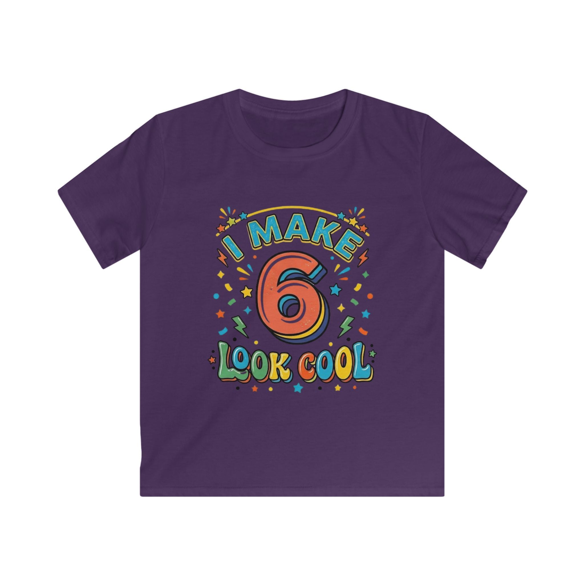 Kids Tee "I Make 6 Look Cool" Birthday Shirt