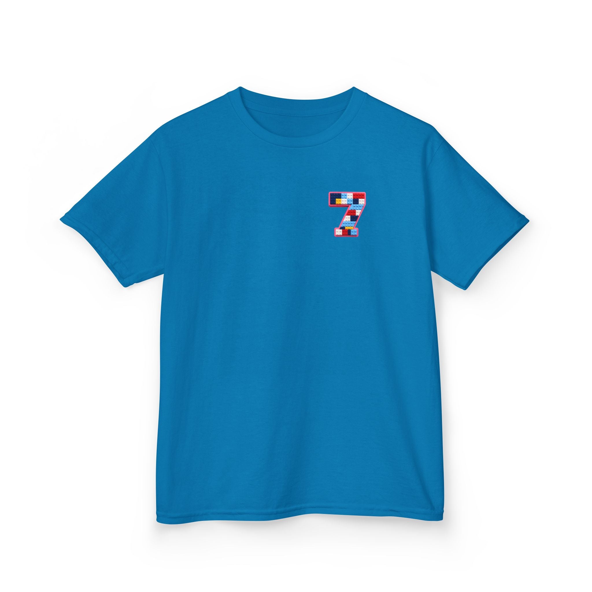 "The Big Energy 7" Graphic kids Birthday T-Shirt Design