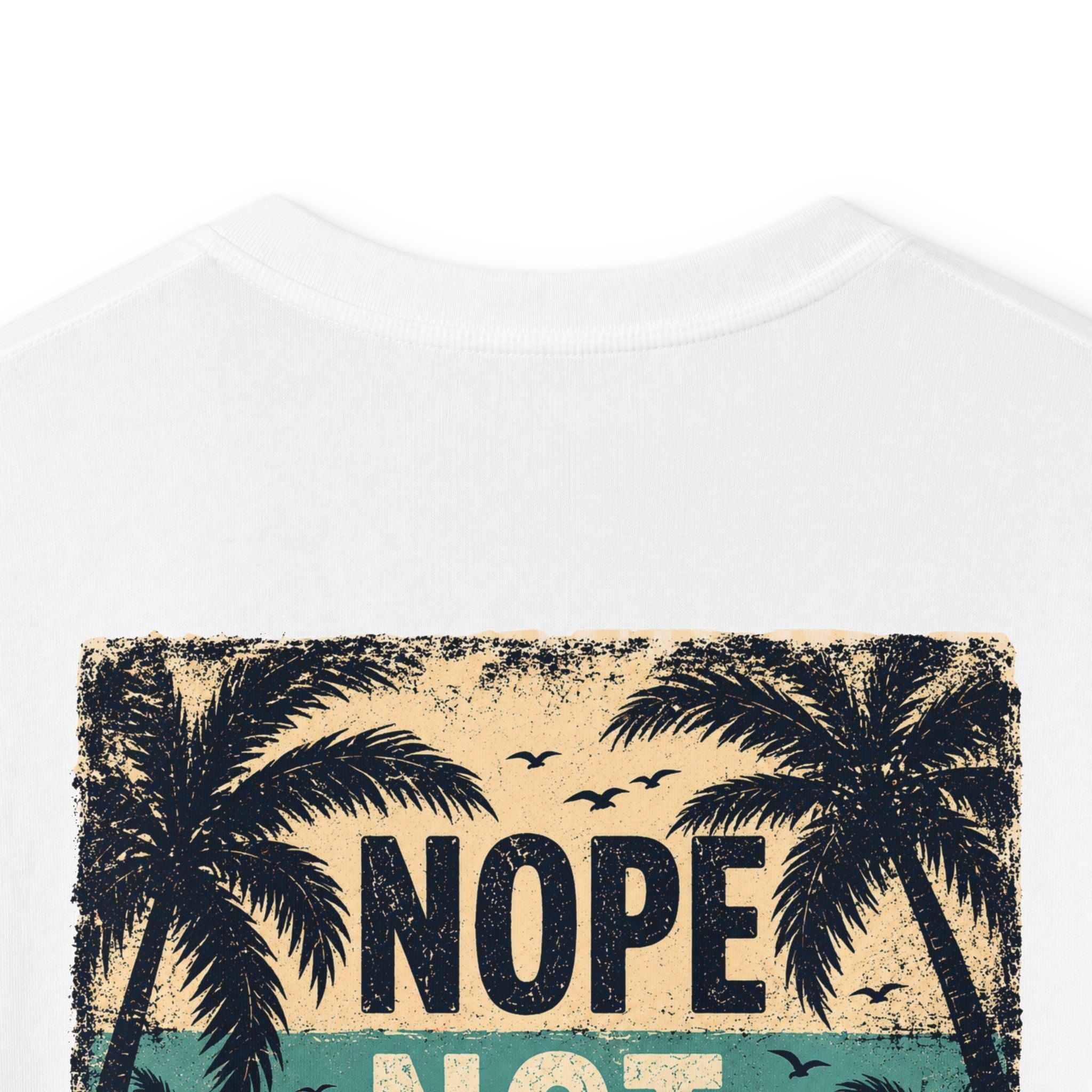 Kids T-Shirt 'Nope Not Leaving' Tropical Vacation Tee