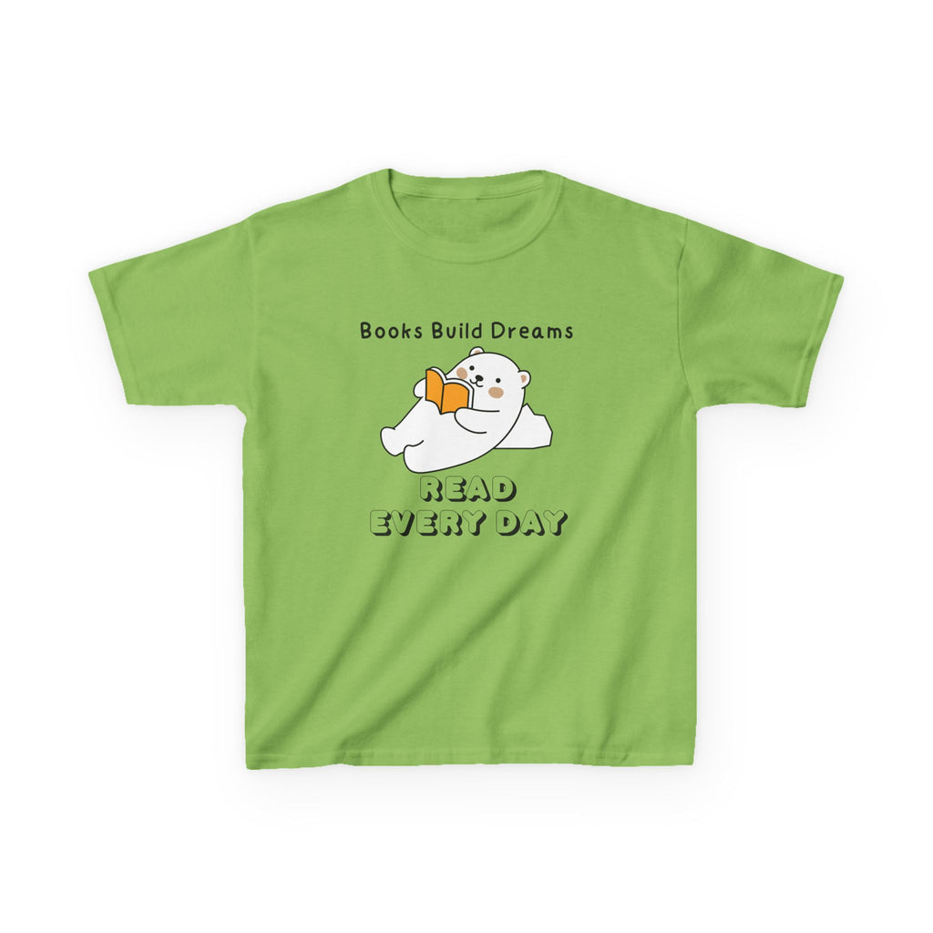 Kids T-Shirt — "Books Build Dreams"