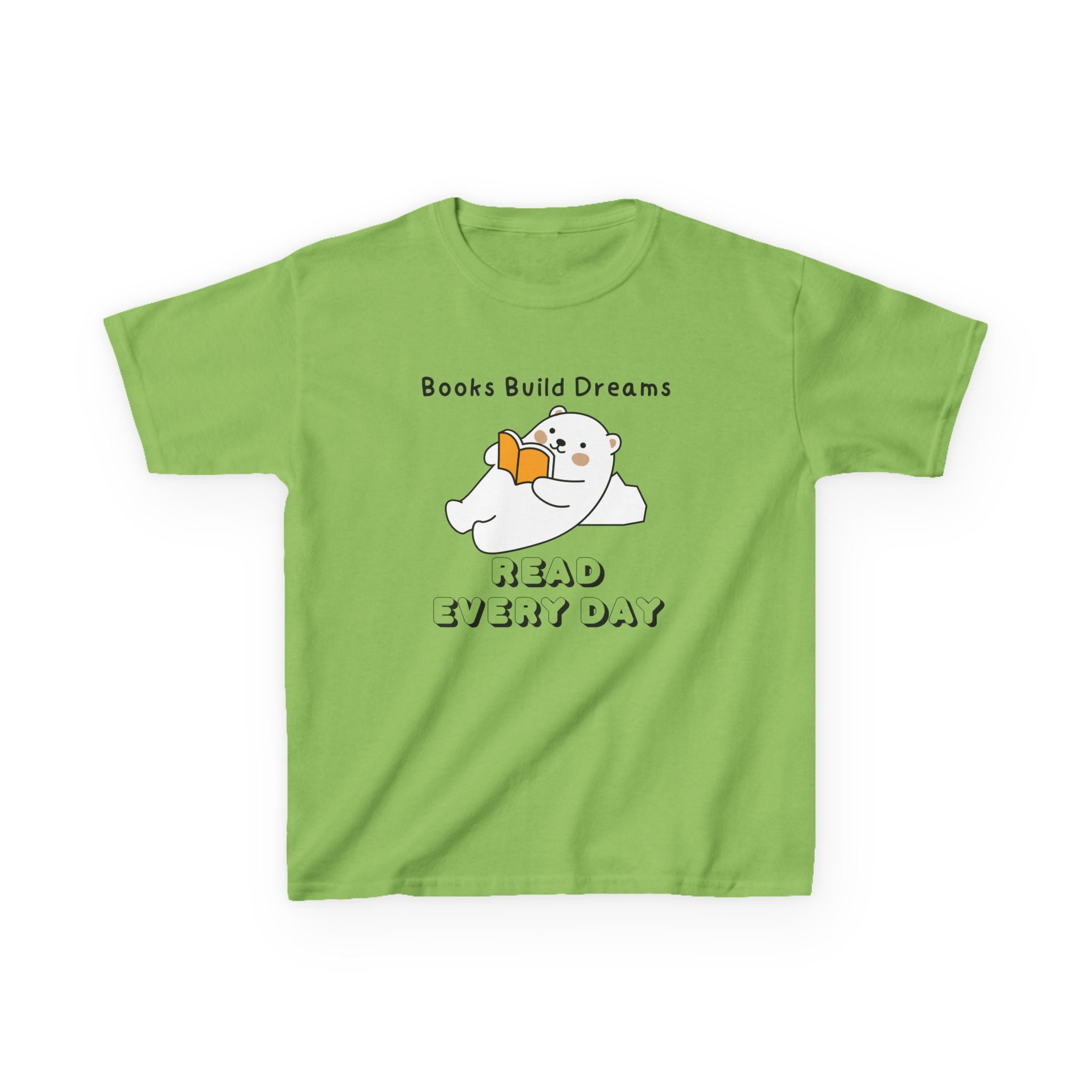 Kids T-Shirt — "Books Build Dreams"
