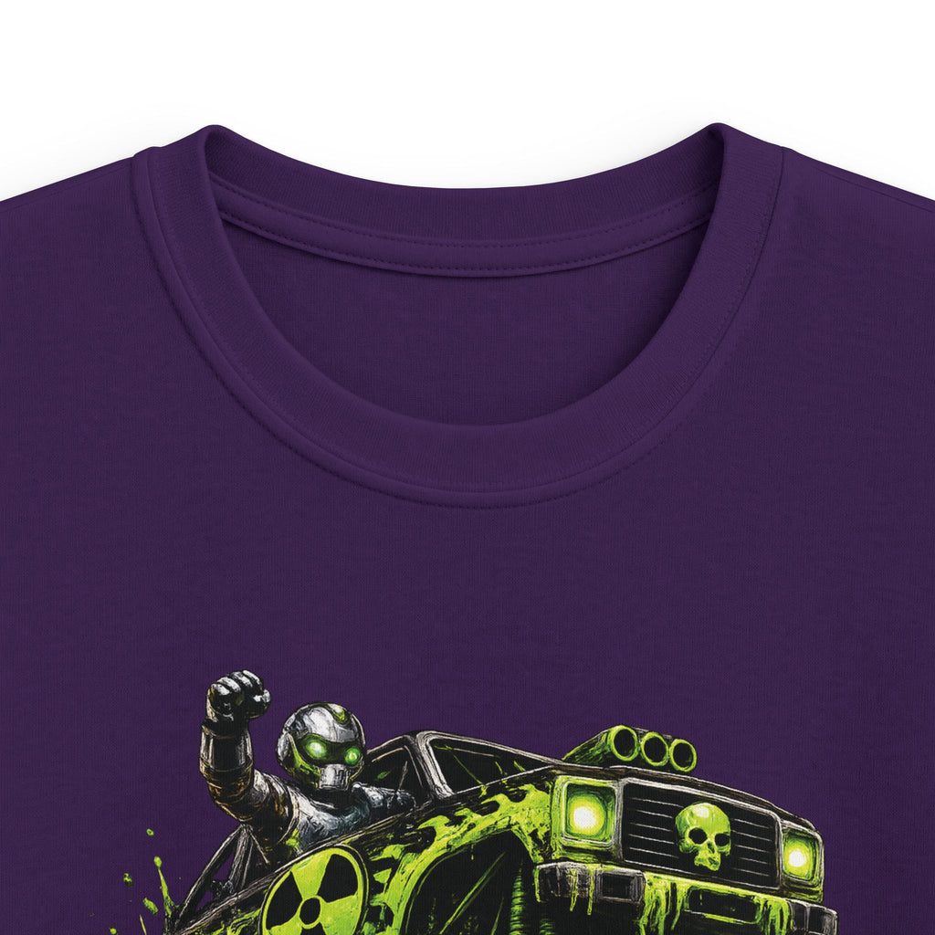 Boys Monster Truck T‑Shirt Green Mud Splash Off‑Road Tee