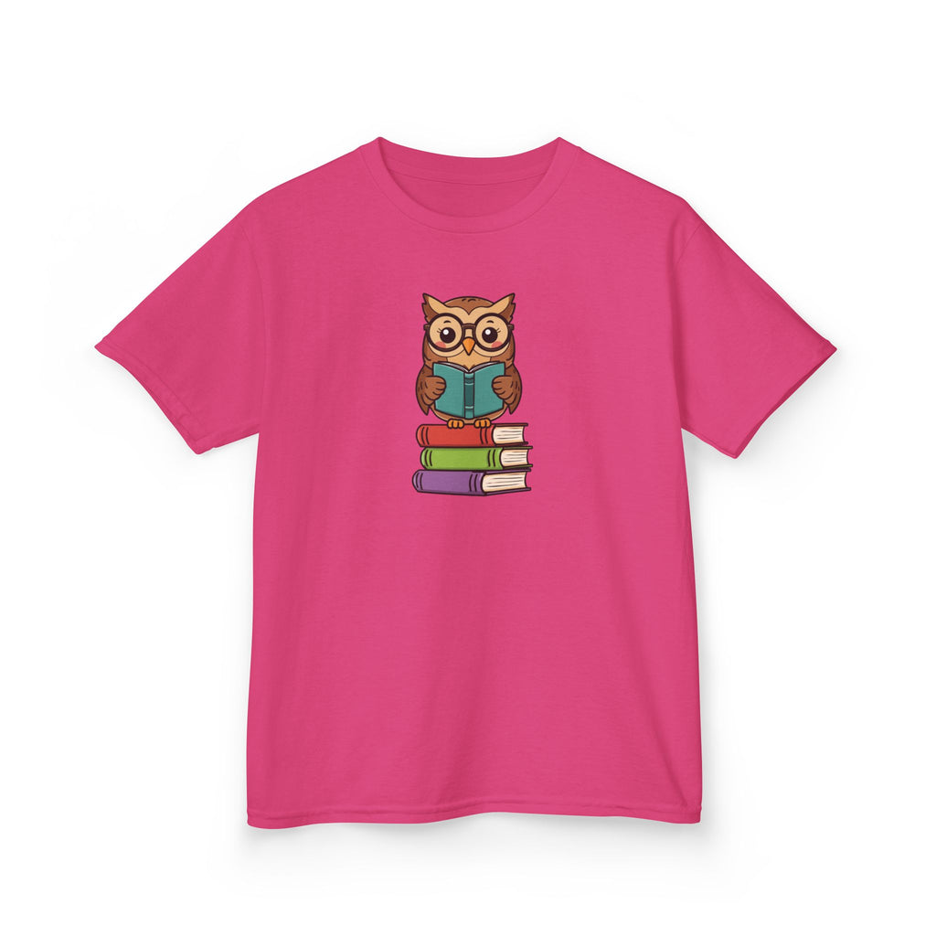 OWL on book | Kids Reading Graphic T-Shirt