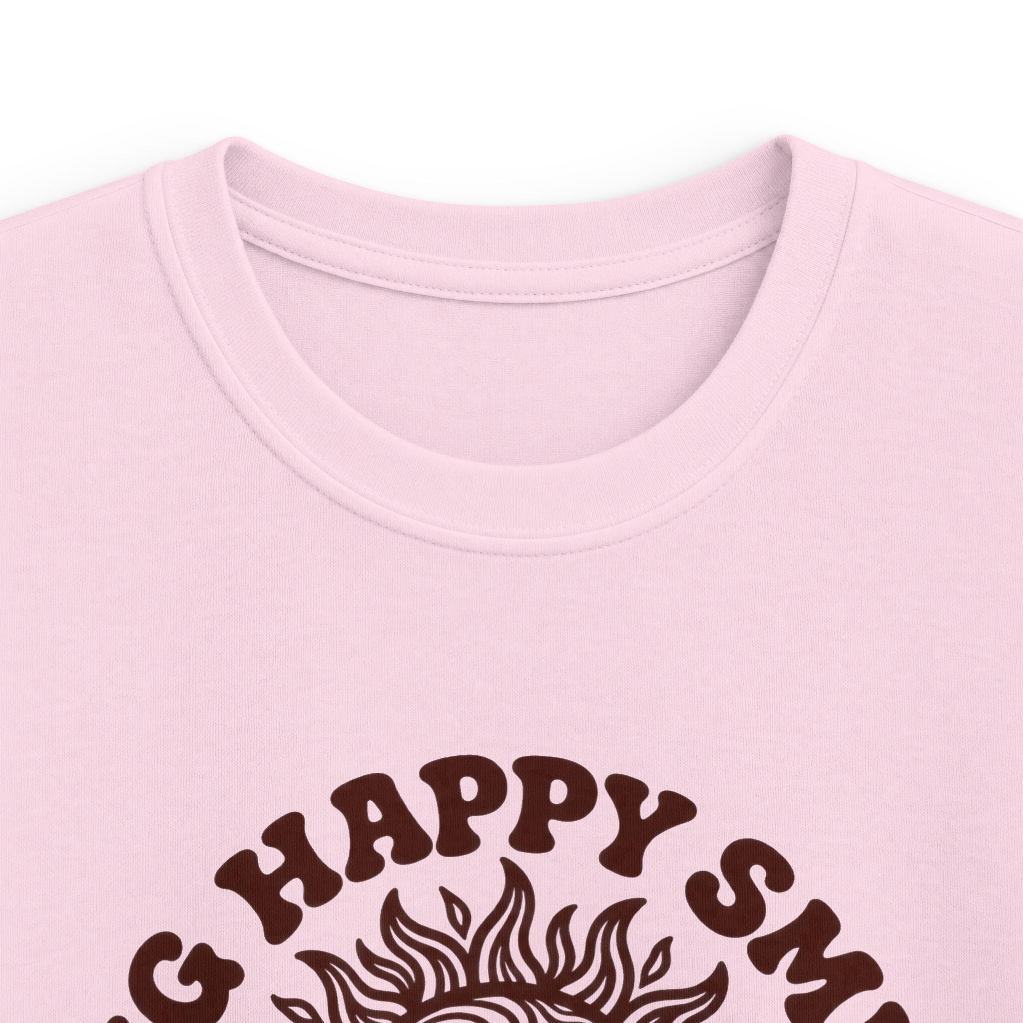 Boys & Girls T‑Shirt 'Big Happy Smile' Vintage Sun Graphic Tee