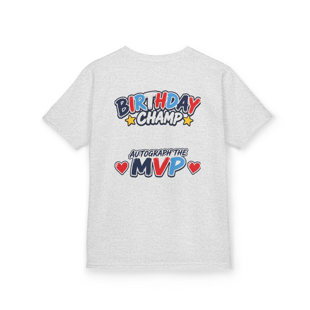 "Birthday Champ" Graphic kids Birthday T-Shirt Design
