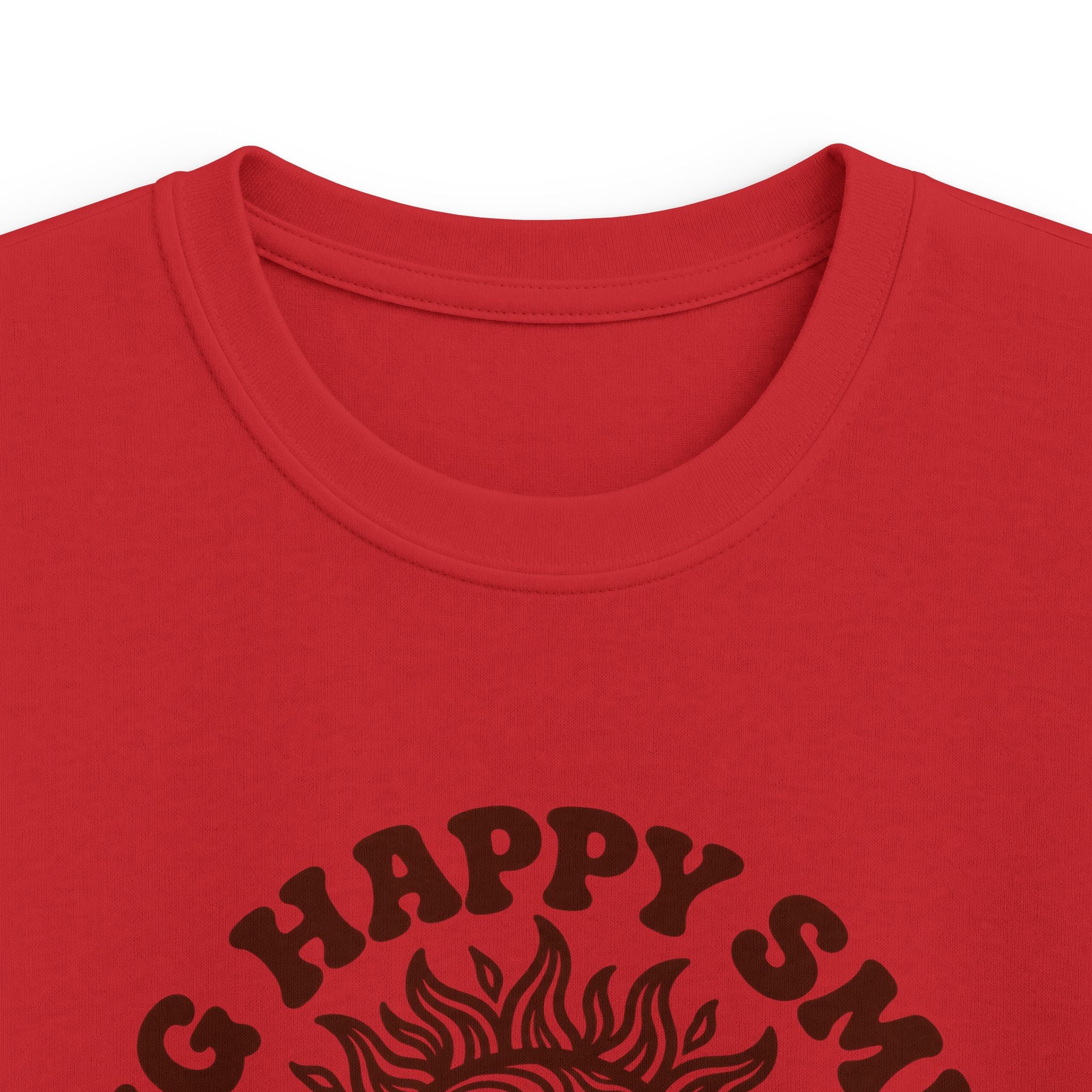 Boys & Girls T‑Shirt 'Big Happy Smile' Vintage Sun Graphic Tee
