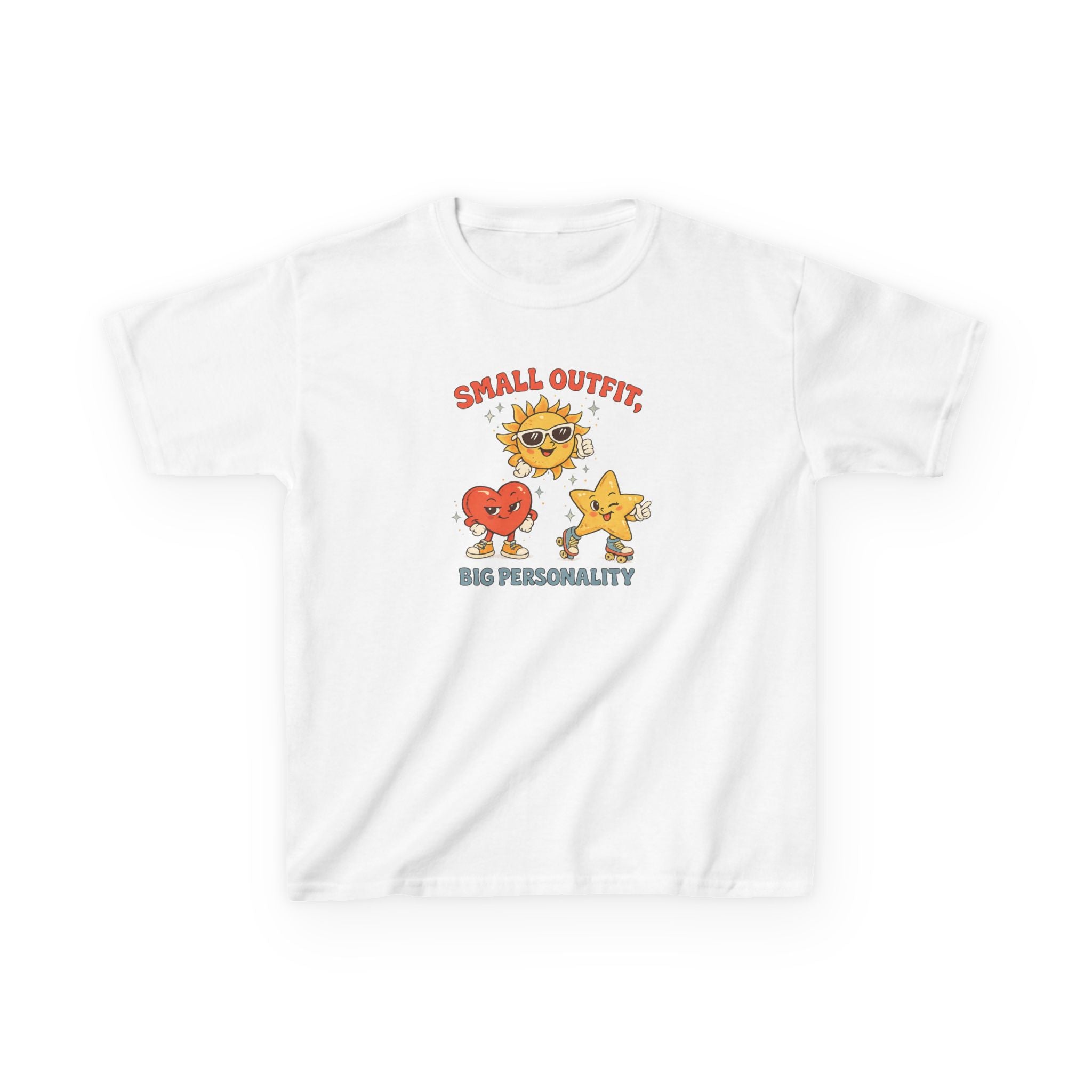 Small Outfit, Big Personality Retro Kids Tee