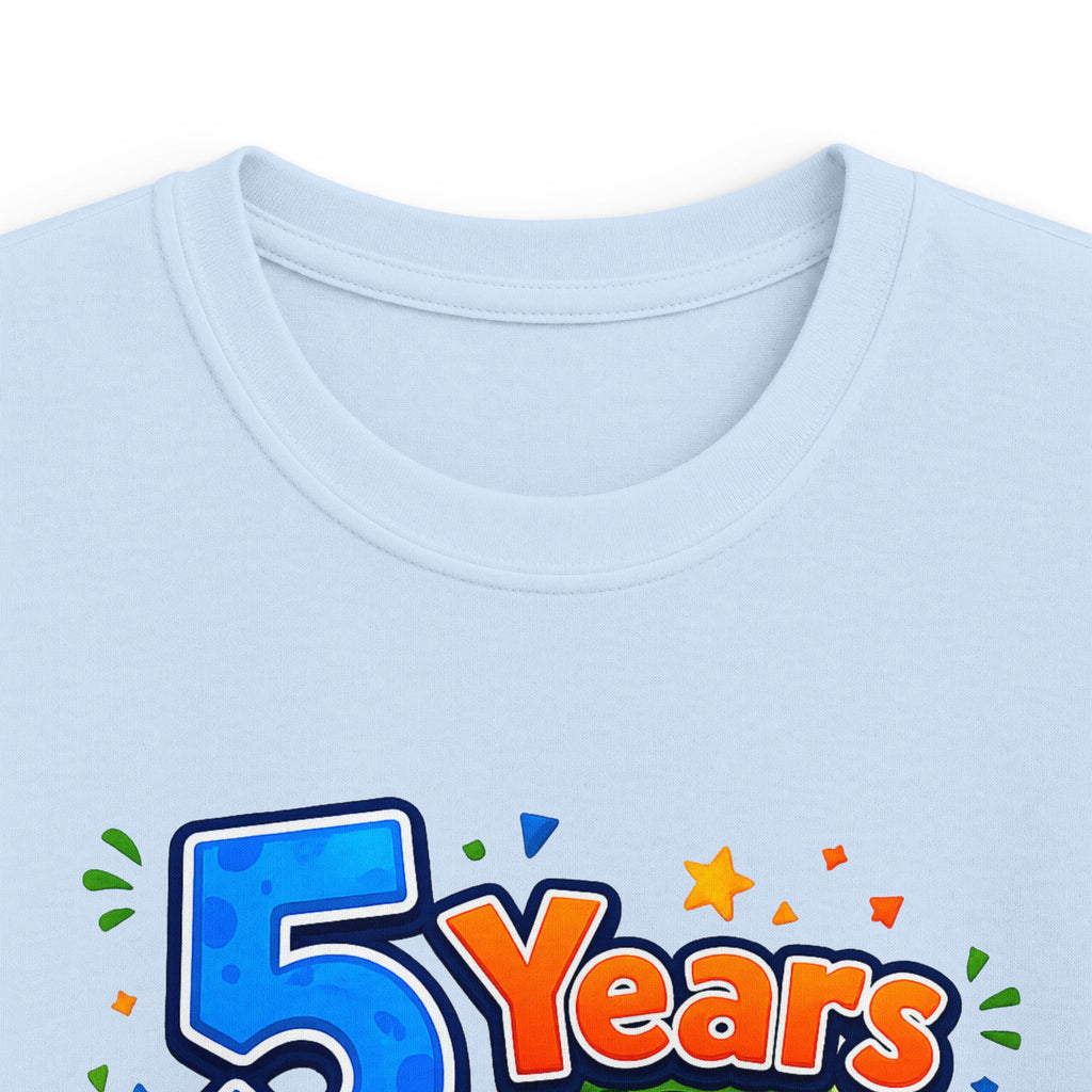 "5 Years of Being Roar-Some" Kids T-Shirt Dinosaur Birthday Tee