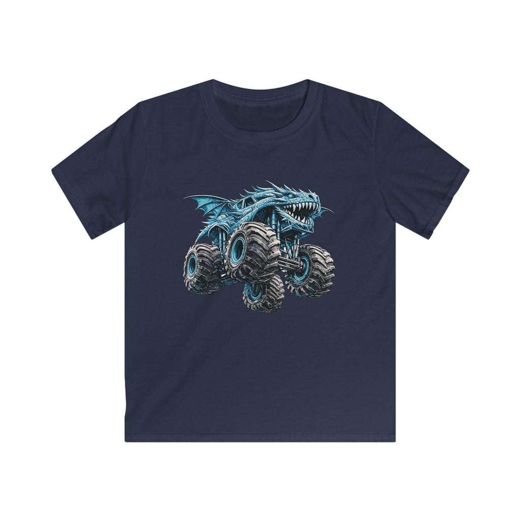 Graphic Tee "Blue Monster Truck Shark" for Boys