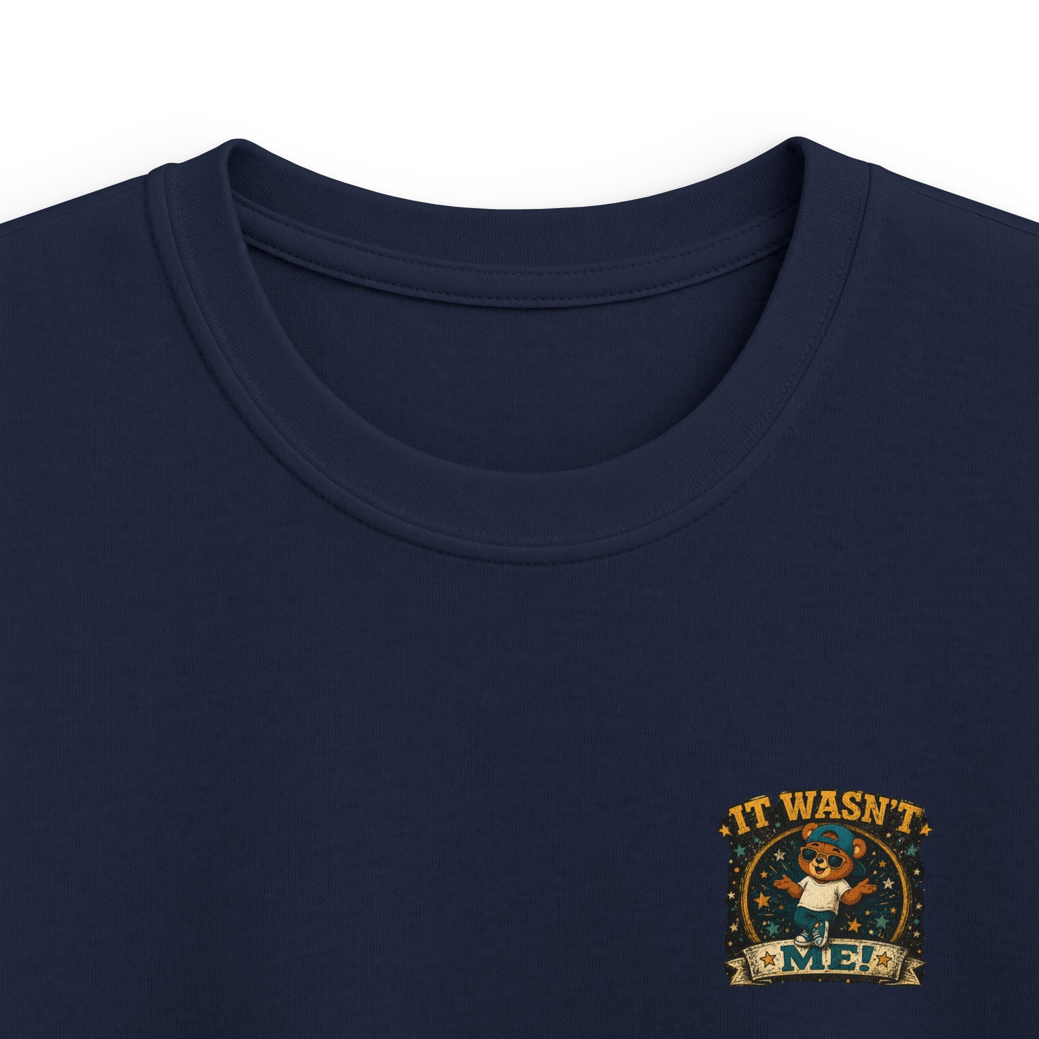 Kids Tee  'It Wasn't Me!' Dancing Bear Graphic Shirt | Funny Kids Gift
