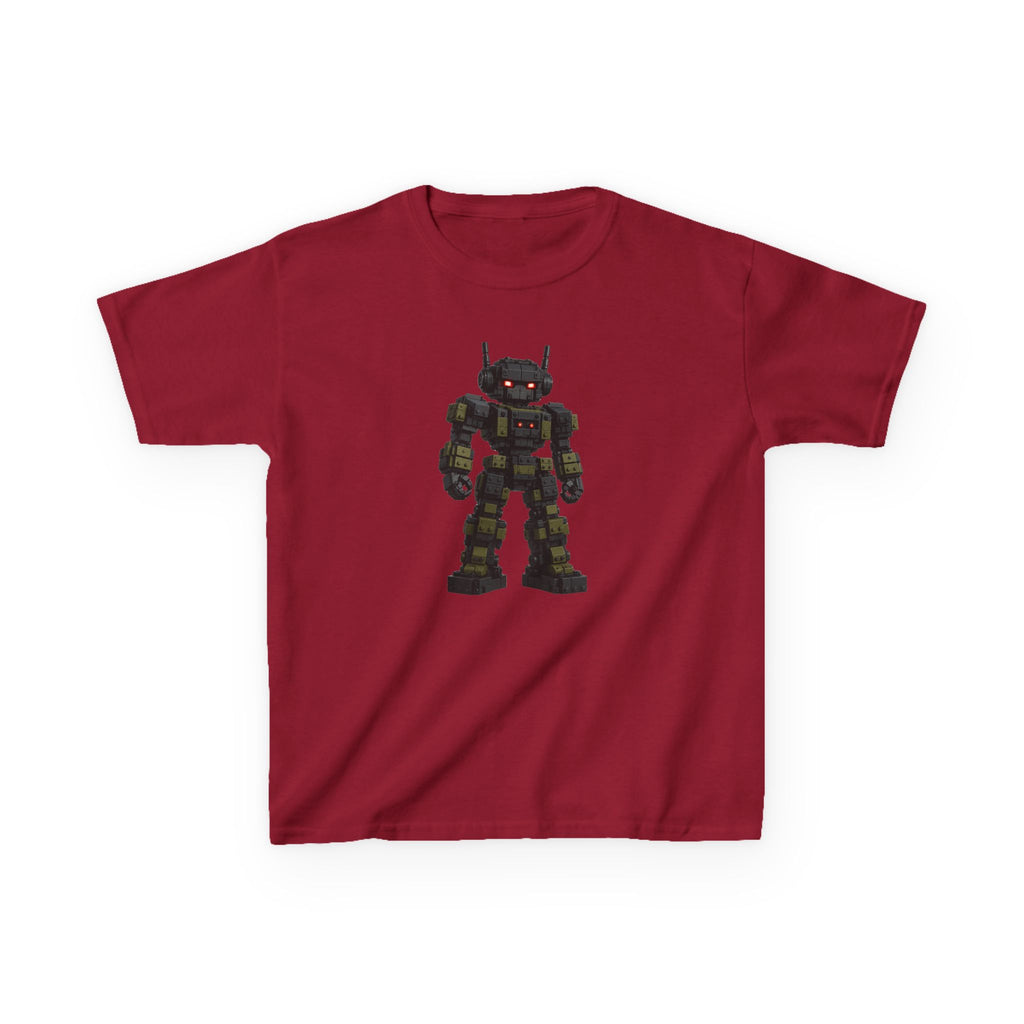 "Dark Steel Warrior" Boys Graphic Gamer T-Shirt Design