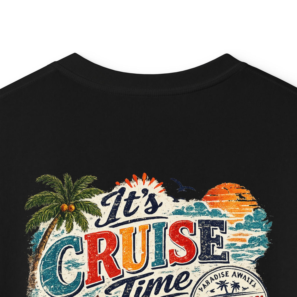 Kids Cruise T‑Shirt  "It’s Cruise Time" Tropical Vacation Tee