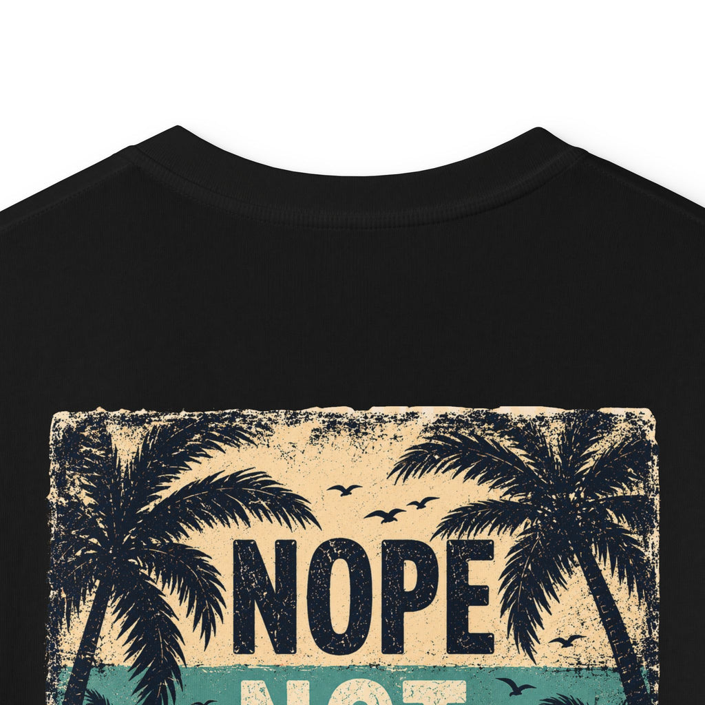 Kids T-Shirt 'Nope Not Leaving' Tropical Vacation Tee