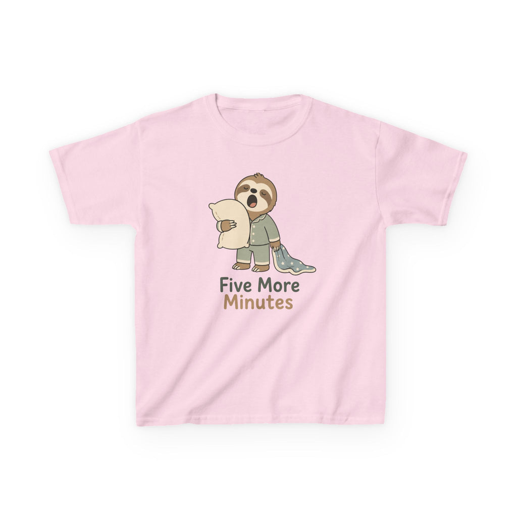 Kids T-Shirt — "Five more minutes""