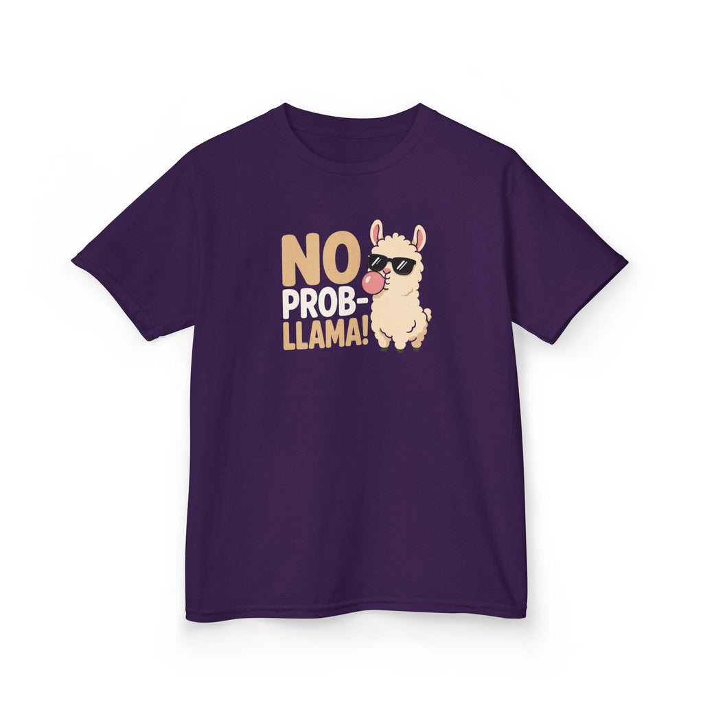Kids Funny T-Shirt — "No Prob-llama!" 🦙".