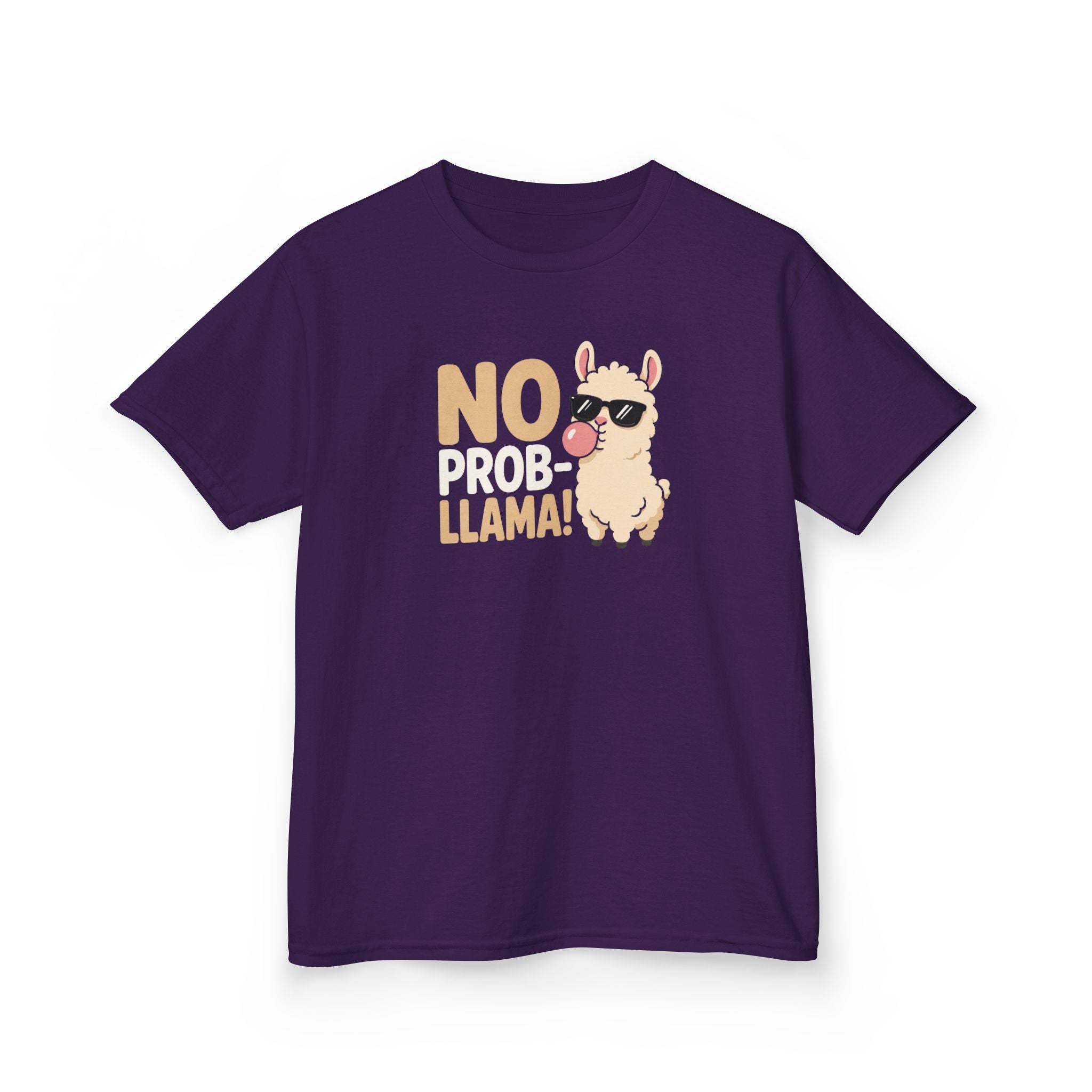 Kids Funny T-Shirt — "No Prob-llama!" 🦙".