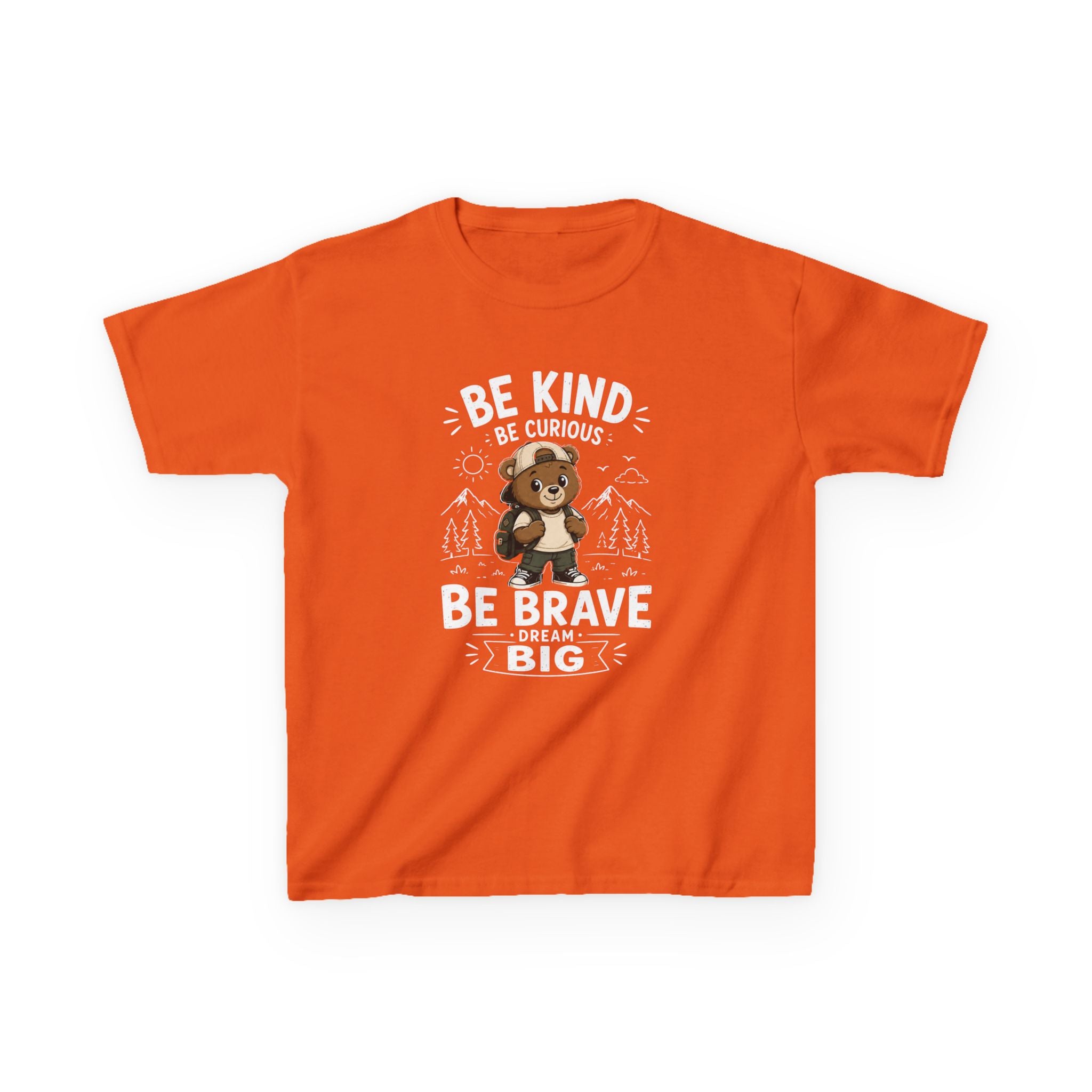 Kids T-Shirt — "Be Kind Be Brave"