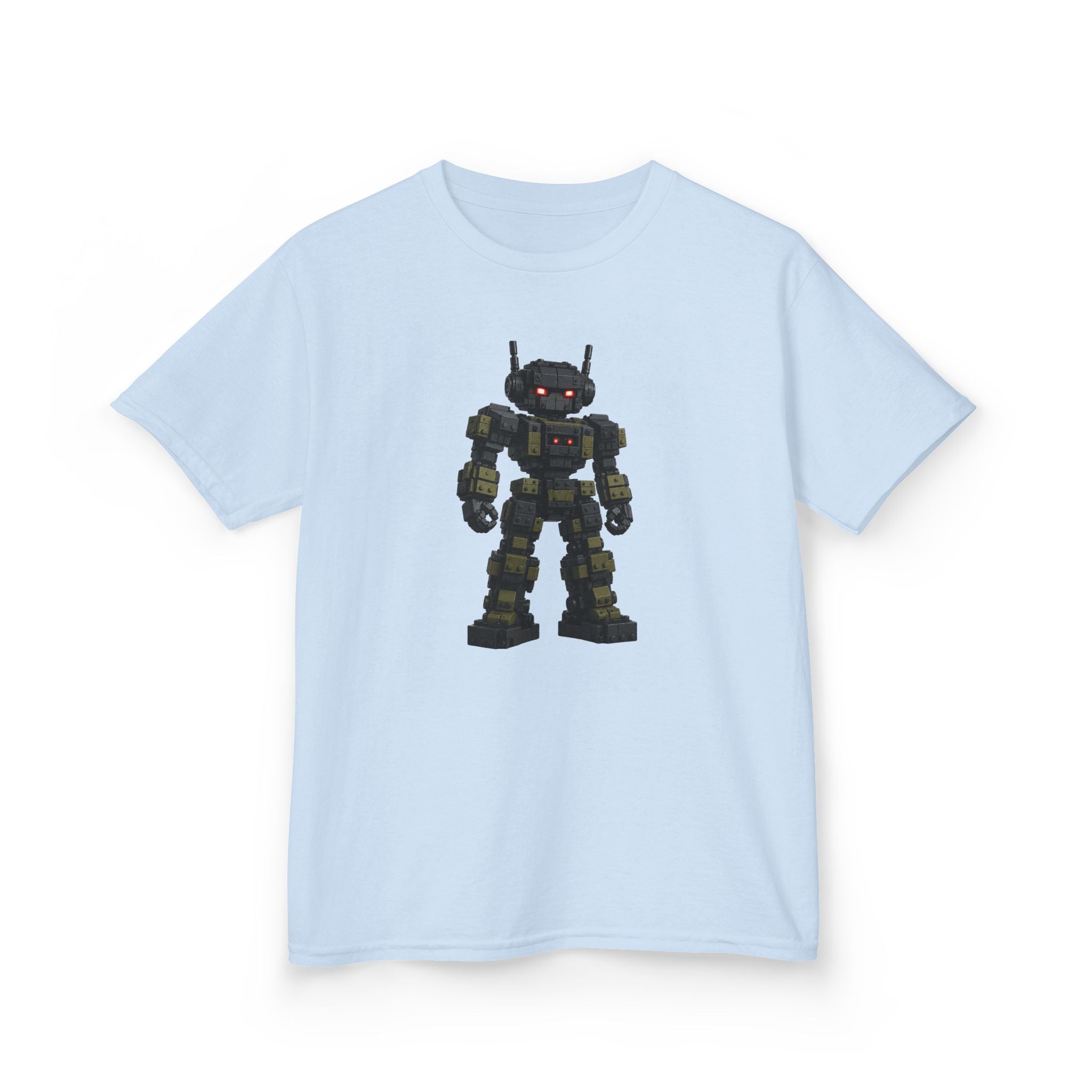 "Dark Steel Warrior" Boys Graphic Gamer T-Shirt Design