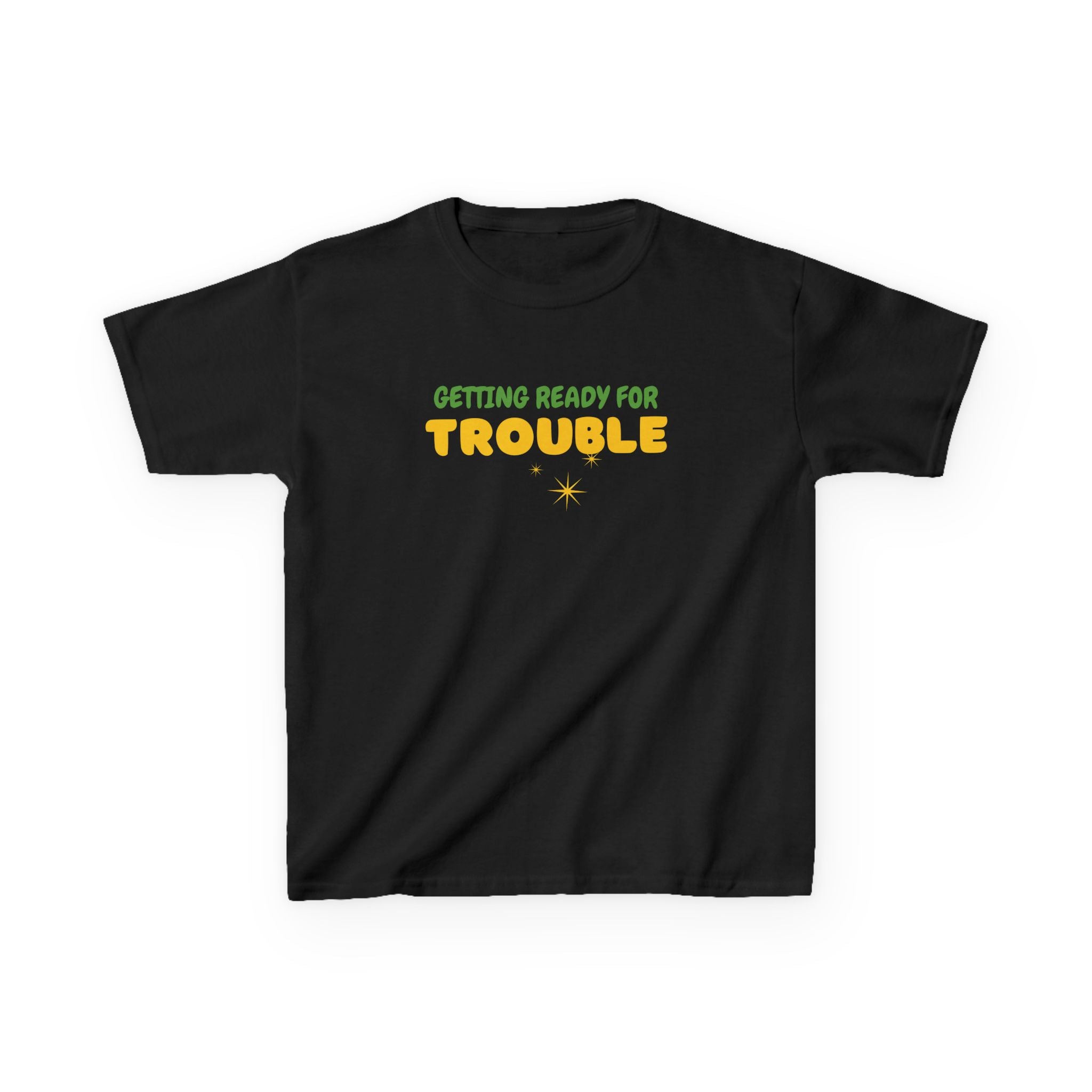 Ready for Trouble | Funny Kids Graphic T-Shirt