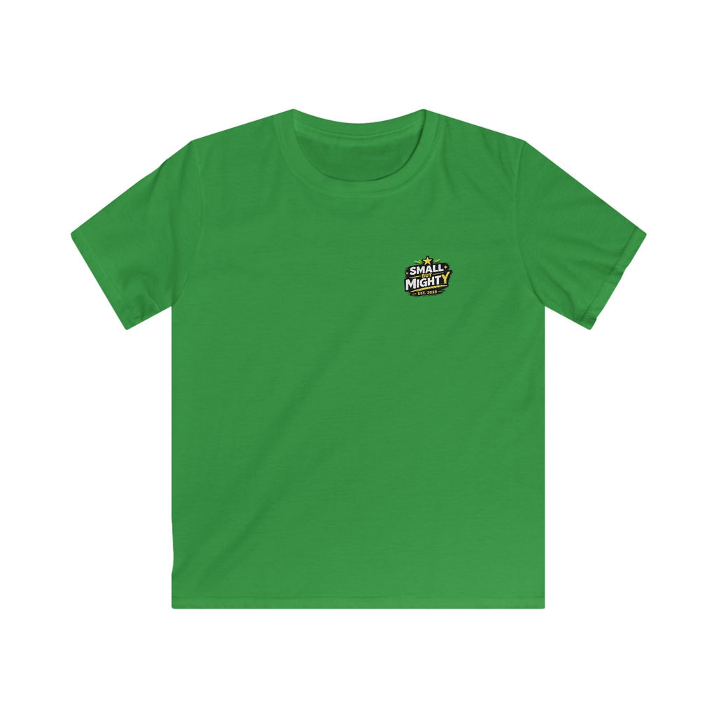 Girls & Boys T-Shirt “Small but Mighty” Graphic Tee Fun Empowering Youth Shirt (Est. 2025)