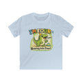 Kids Tee "I’m Four" Roaring Dinosaur Birthday Shirt