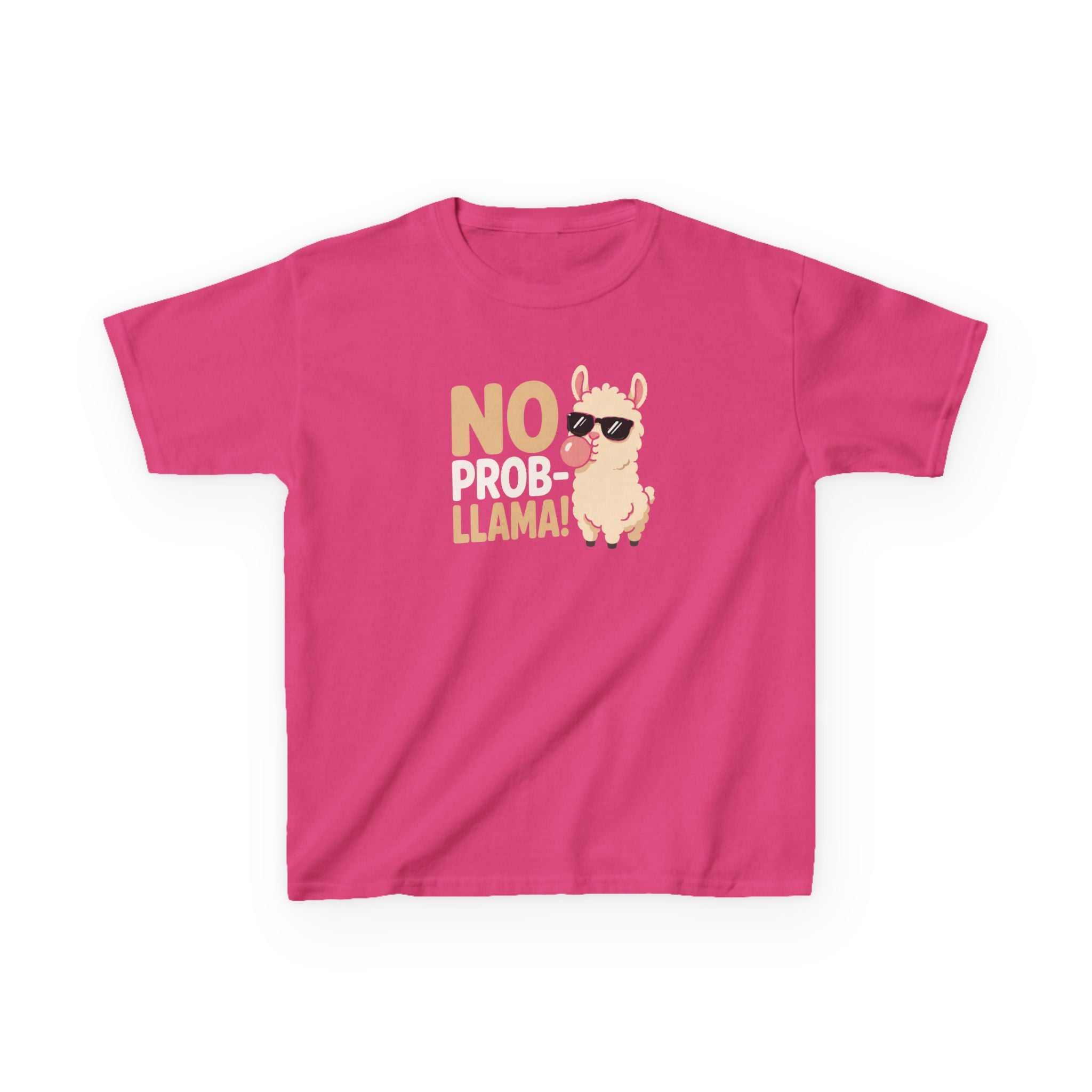 Kids Funny T-Shirt — "No Prob-llama!" 🦙".