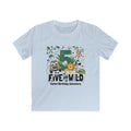 Kids 5th Birthday Safari Tee – "Five and Wild" Jungle Safari Shirt