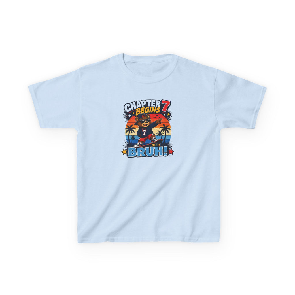 Chapter 7 Begins Graphic kids Birthday T-Shirt Design