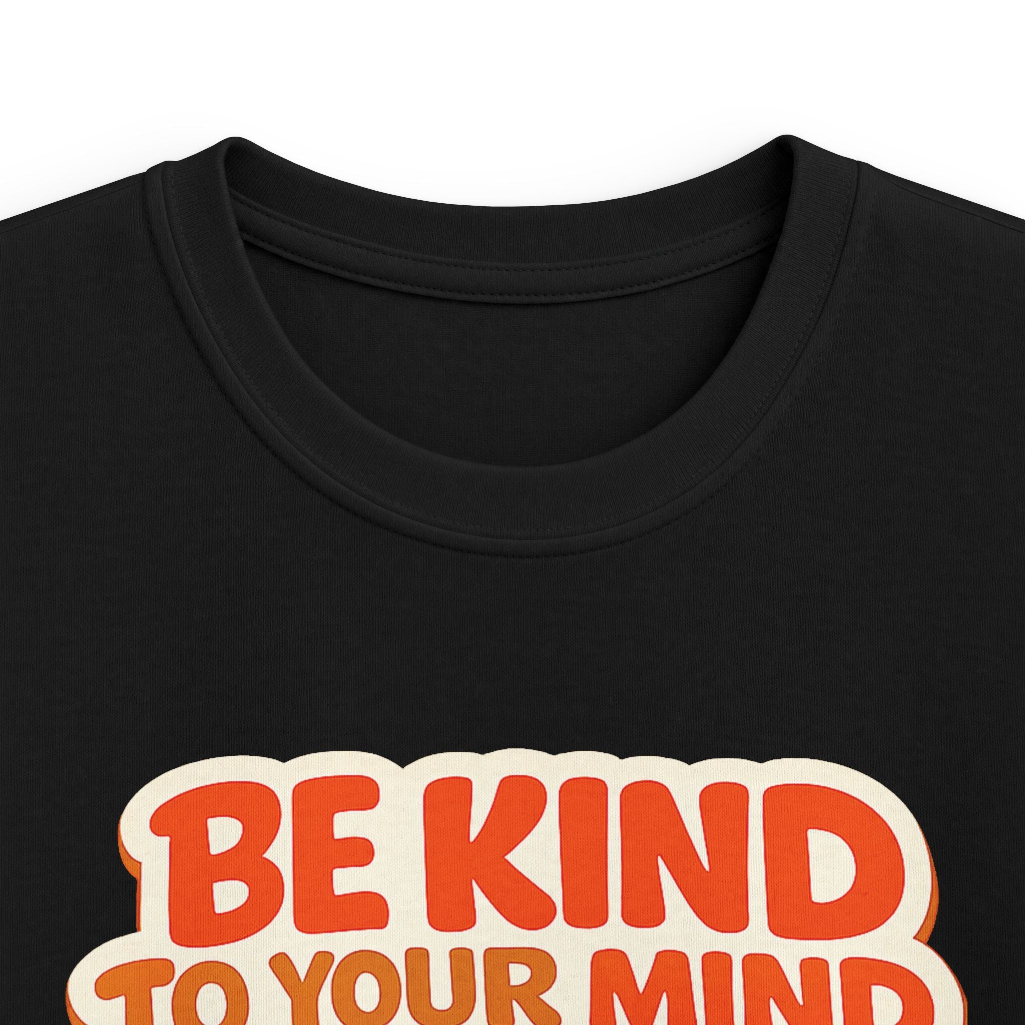 Kids T-Shirt  “Be Kind to Your Mind” Retro Mental Health Tee For Boys & Girls