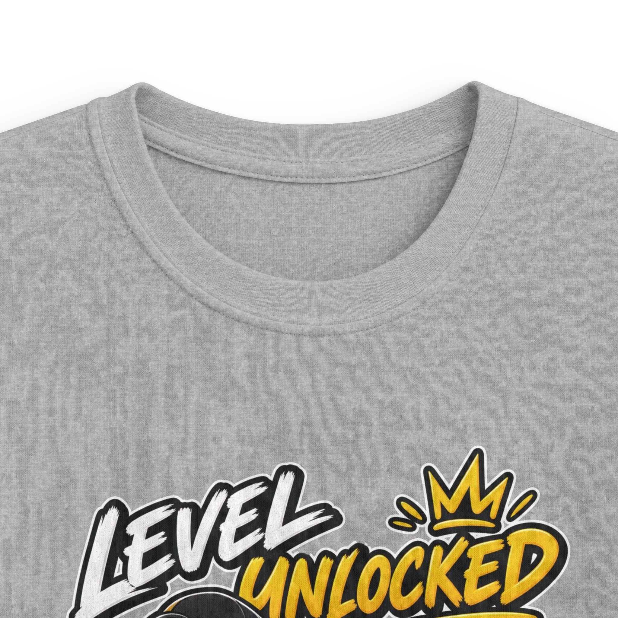Kids 10th Birthday T-Shirt "Level Unlocked 10 and Still Awesome"