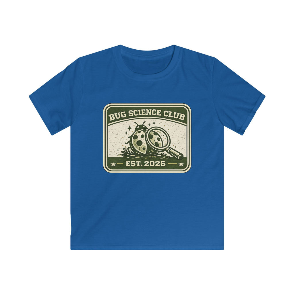 Kids T-Shirt "Bug Science Club Est. 2026" Graphic Tee For Boys & Girls