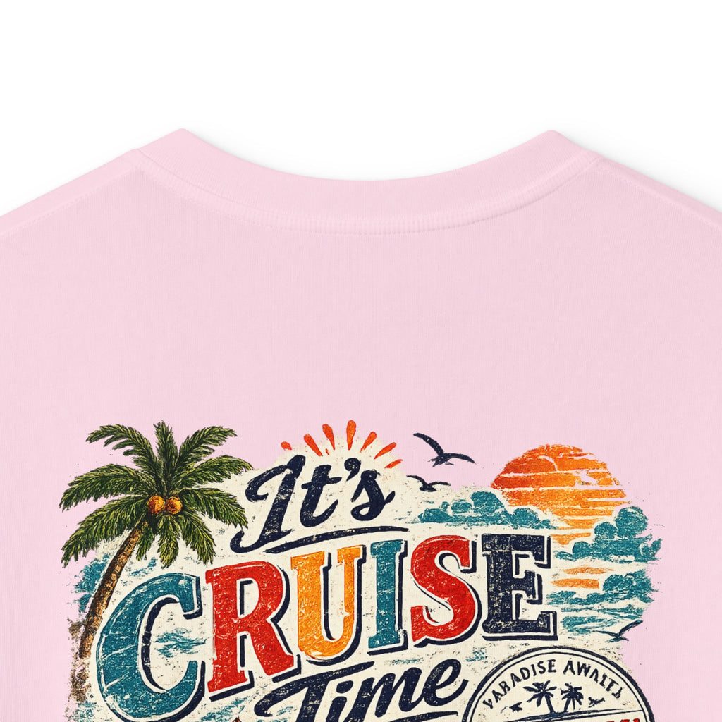 Kids Cruise T‑Shirt  "It’s Cruise Time" Tropical Vacation Tee