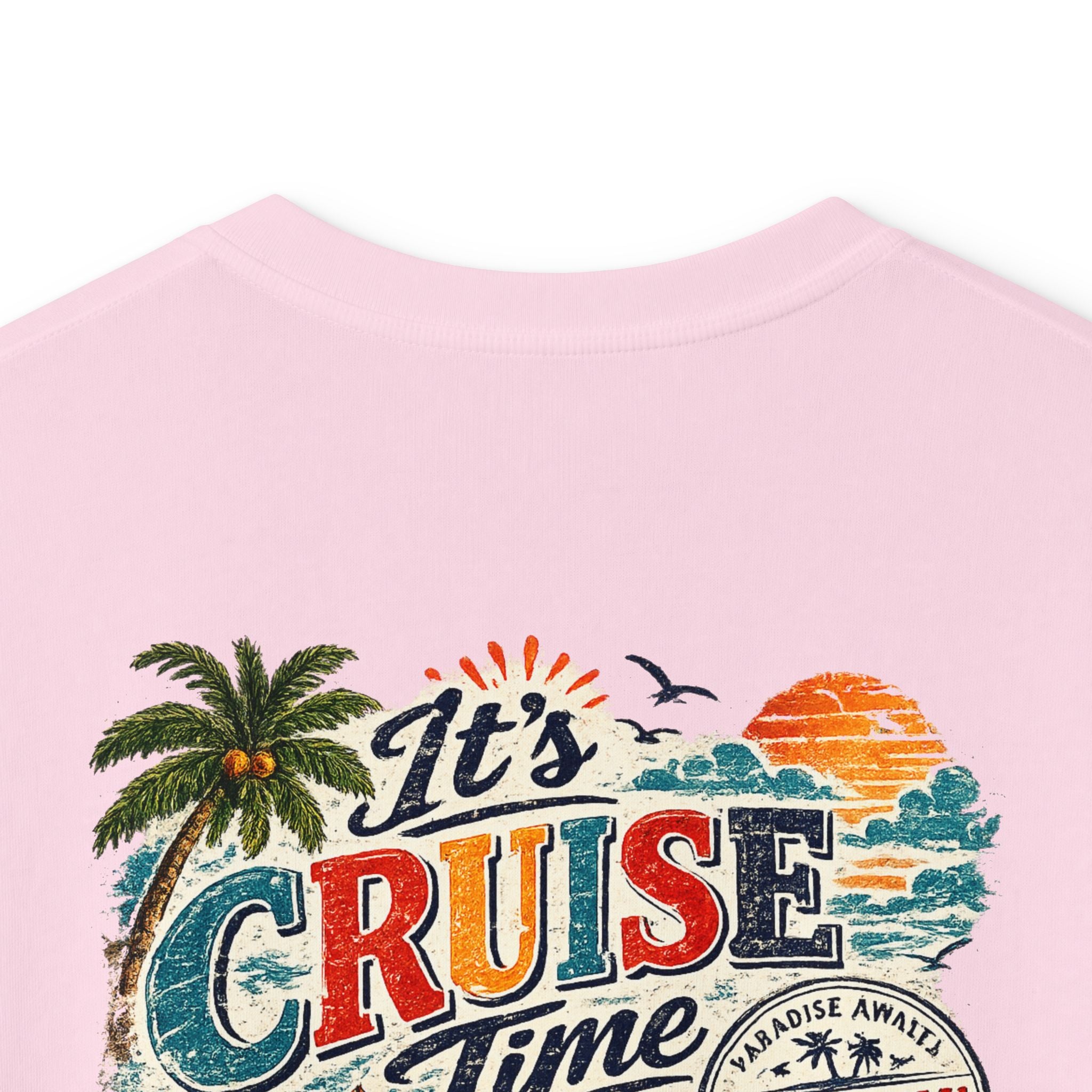 Kids Cruise T‑Shirt  "It’s Cruise Time" Tropical Vacation Tee