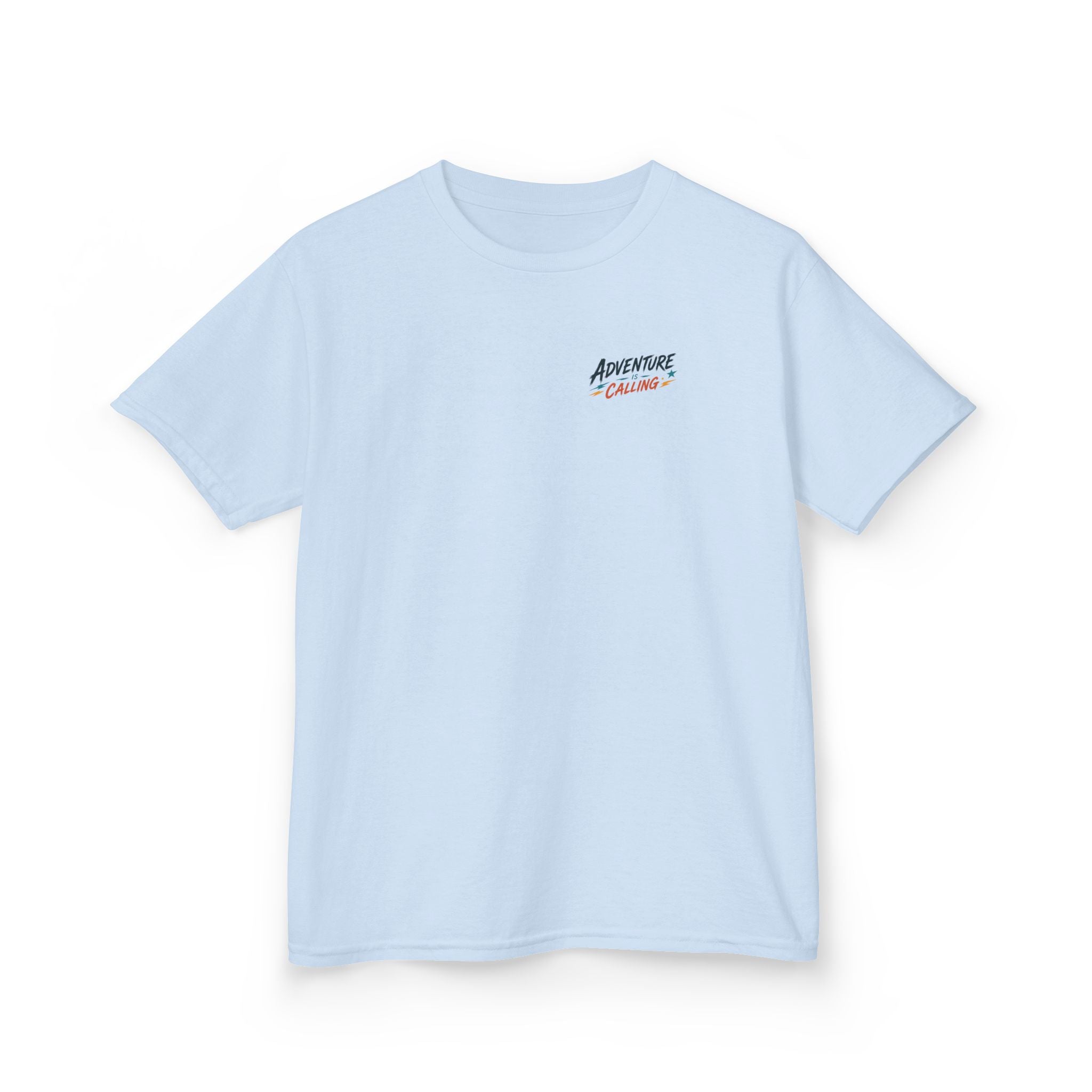 Boys Tee "Adventure Calling" Vintage Tropical Car & Sunset Graphic