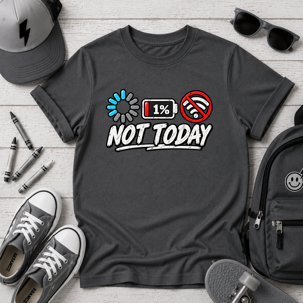 Copy of Kids Tee "You Can't Scare Me I Have Big Brother" Funny Sibling T-Shirt