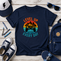 Kids Tee "Level Up Every Day" Retro Gaming Graphic