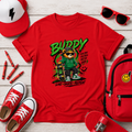 Kids Skateboard T-Shirt "Buddy" Bear Skateboarder Streetwear Graphic
