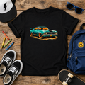 Kids Car Tee Retro Muscle Car Graphic Shirt for Boys