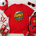 Kids Tee "Ain't No Family Like The One I Got" Funny Retro Graphic